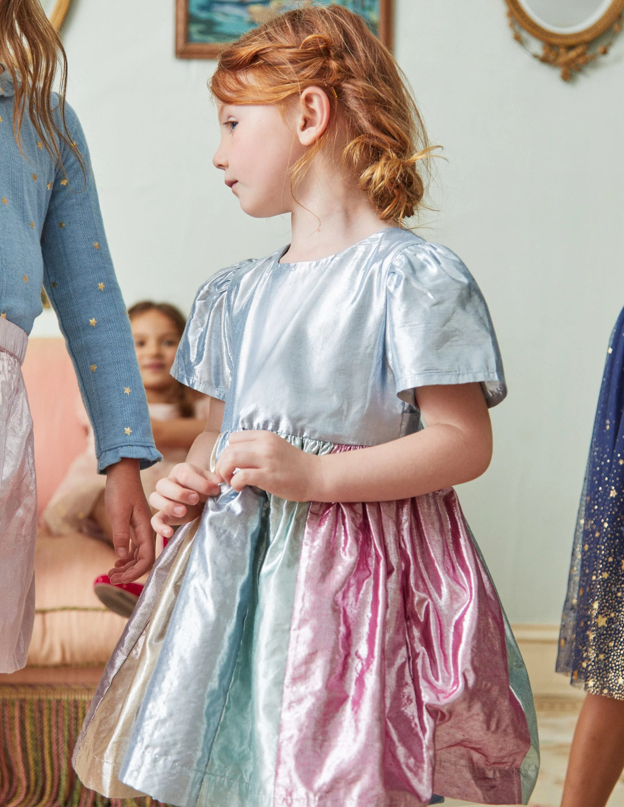 Metallic-Partykleid-Bunt - Image 4