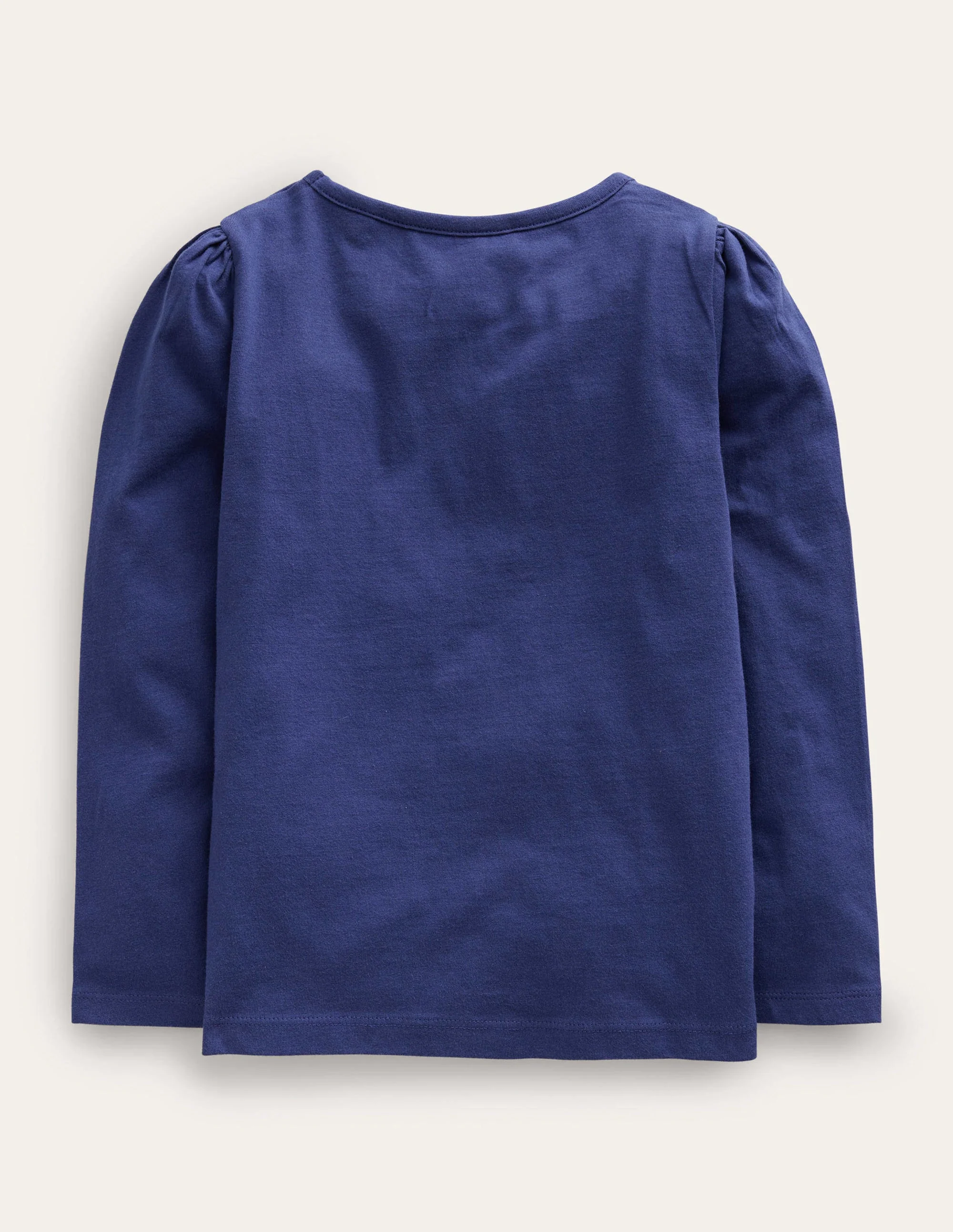 Metallic-T-Shirt mit Superstitch-Steuerbord-Blau Hase - Image 2