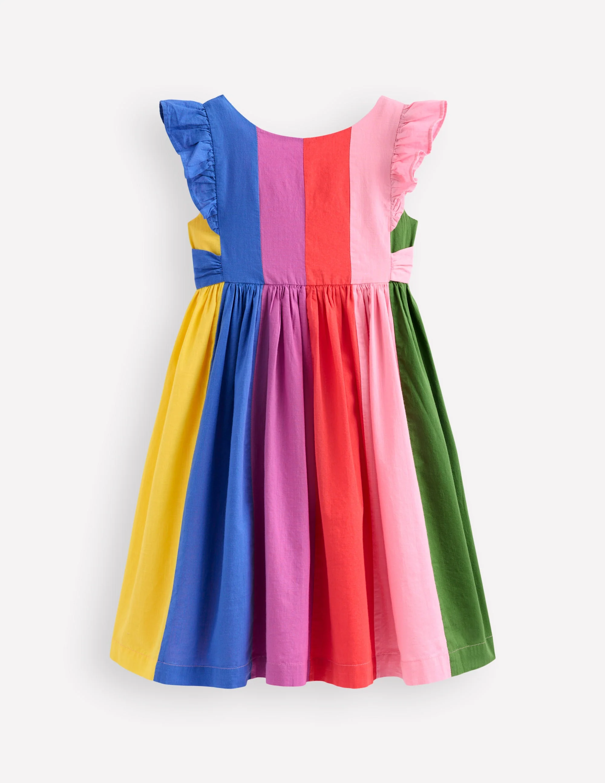 Midikleid mit Schleife am Rücken-Arc-en-ciel multi - Image 2