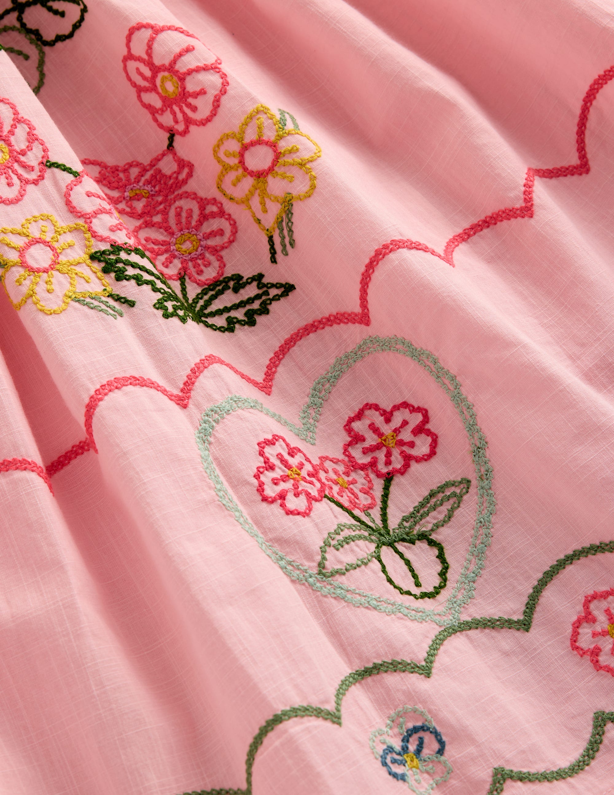 Midikleid mit Schleife am Rücken-Kreiderosa - Image 3