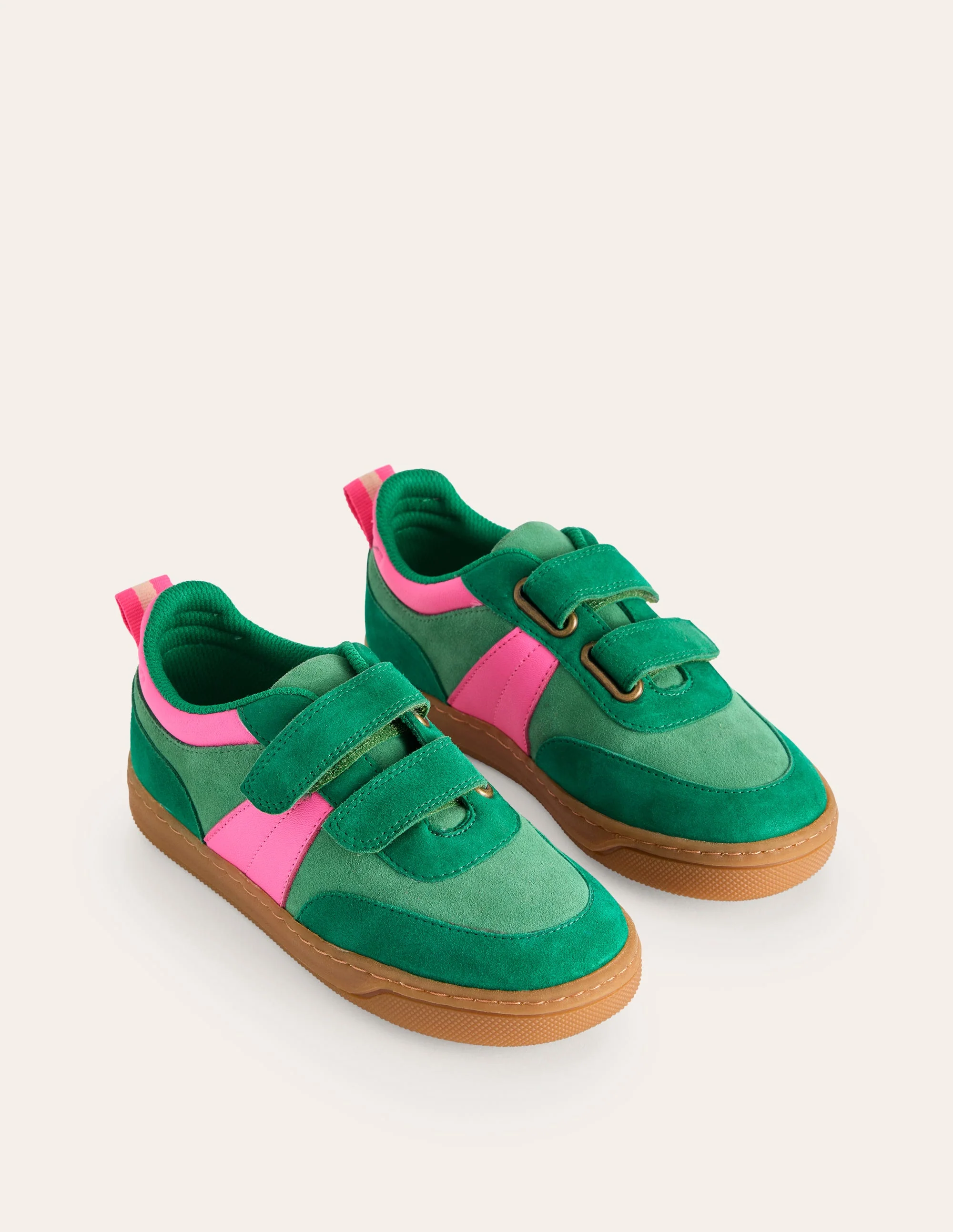 Mini Erin Sneaker-Grün Blockfarben - Image 2