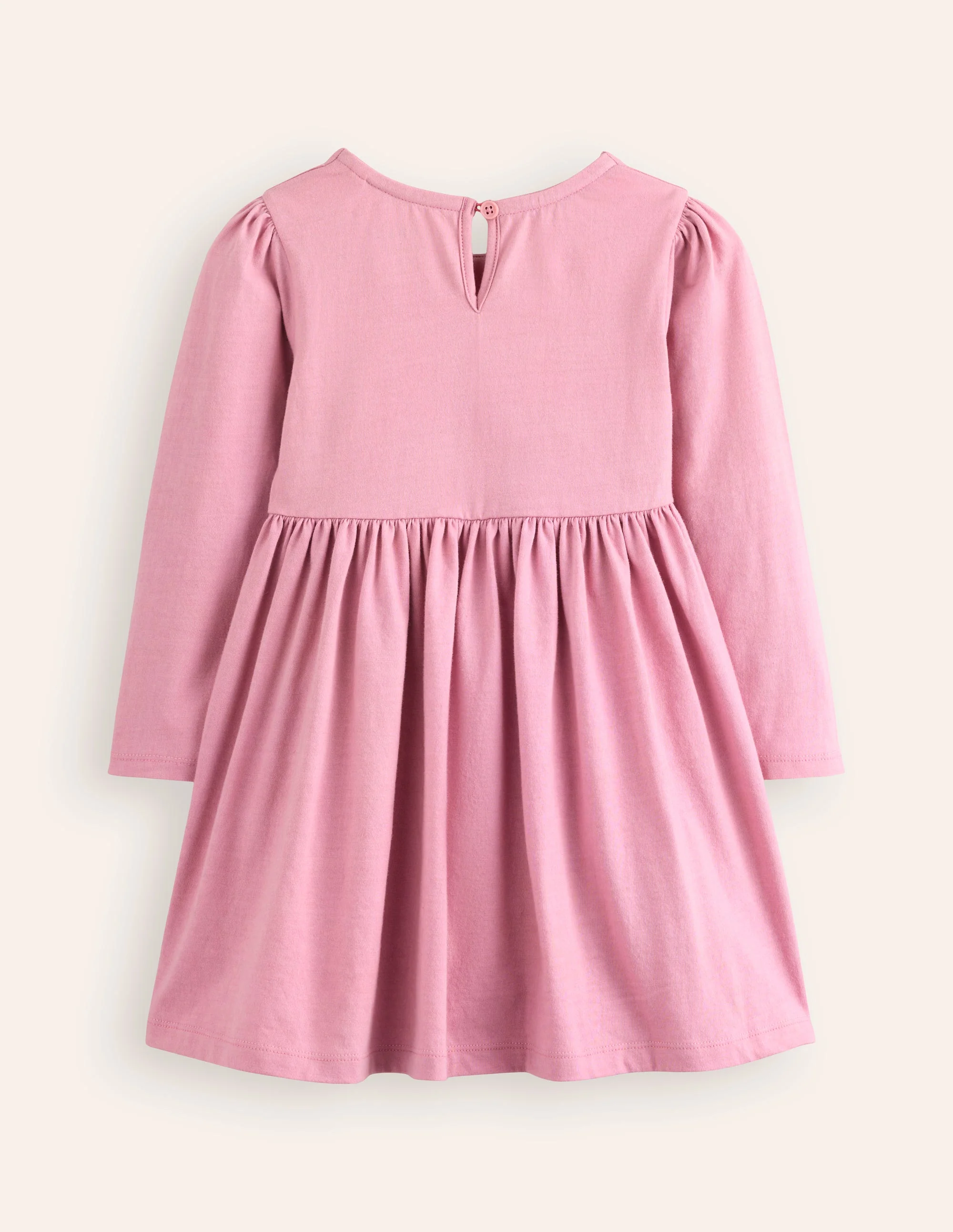 Nellie Ausgestelltes Kleid mit Applikation-Vintage-Rosa Wald - Image 2
