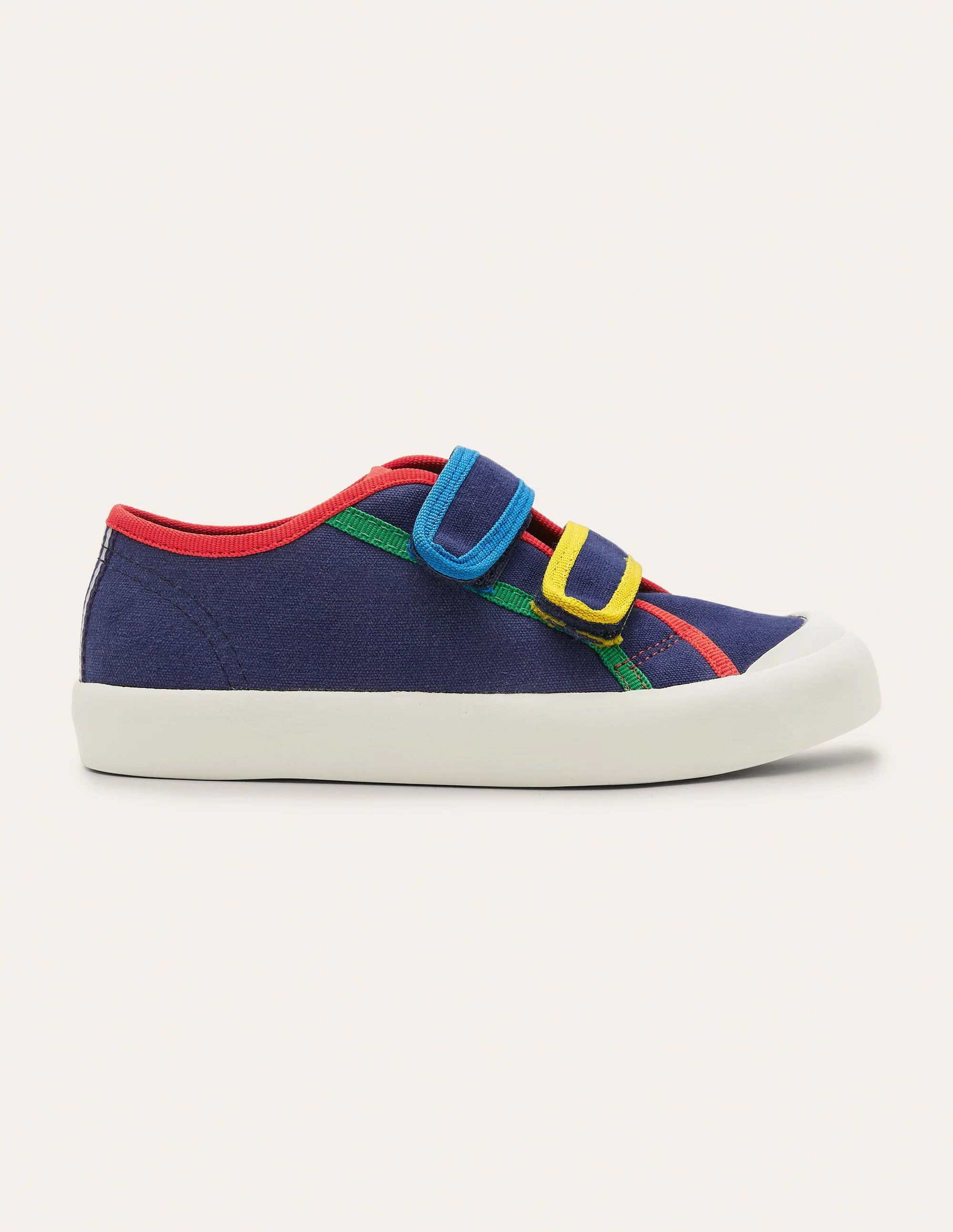 Niedrige Canvas-Turnschuhe-Segelblau, Regenbogen - Image 2