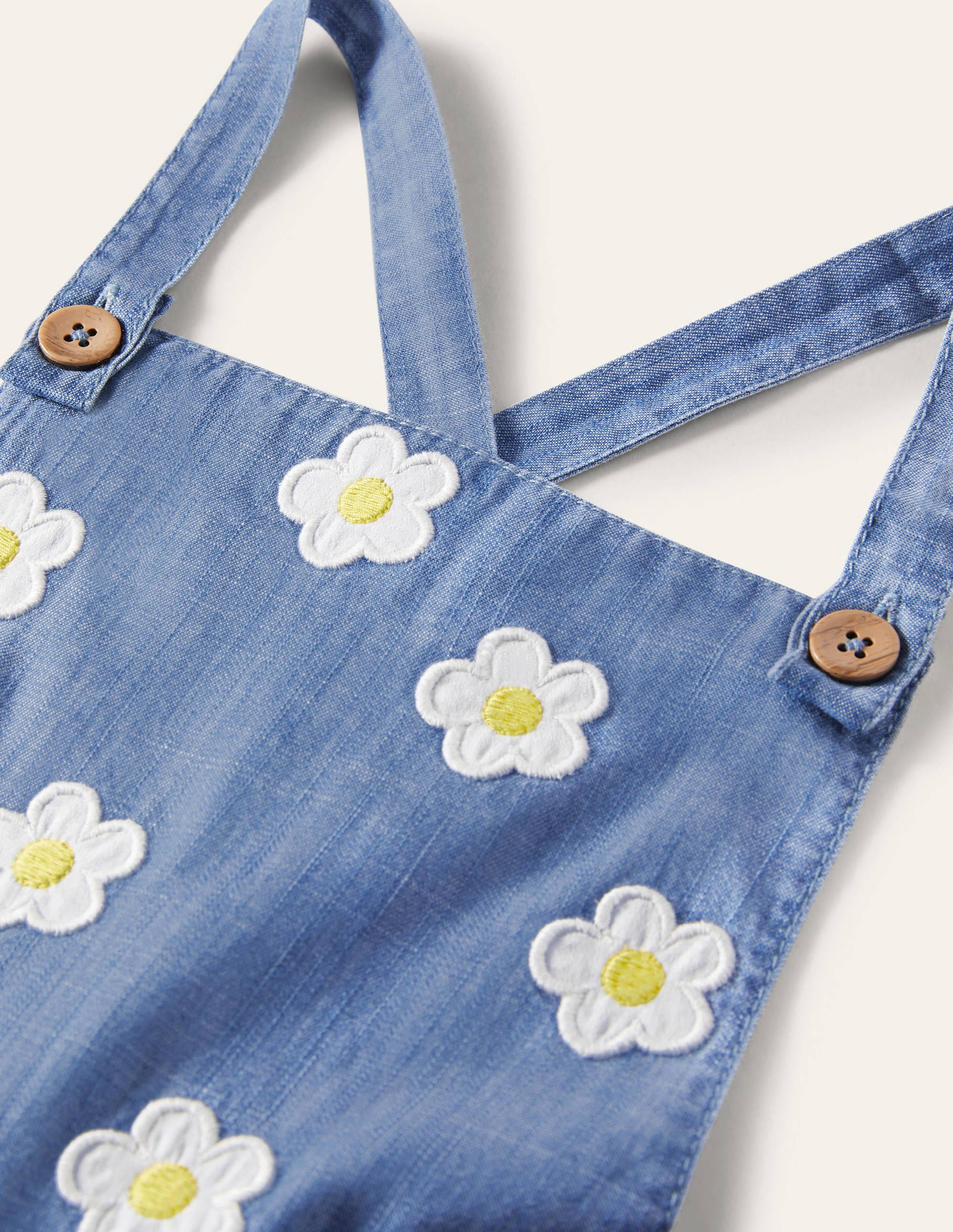 Nostalgische Latzhose-Gänseblümchen, Faux-Uni - Image 3