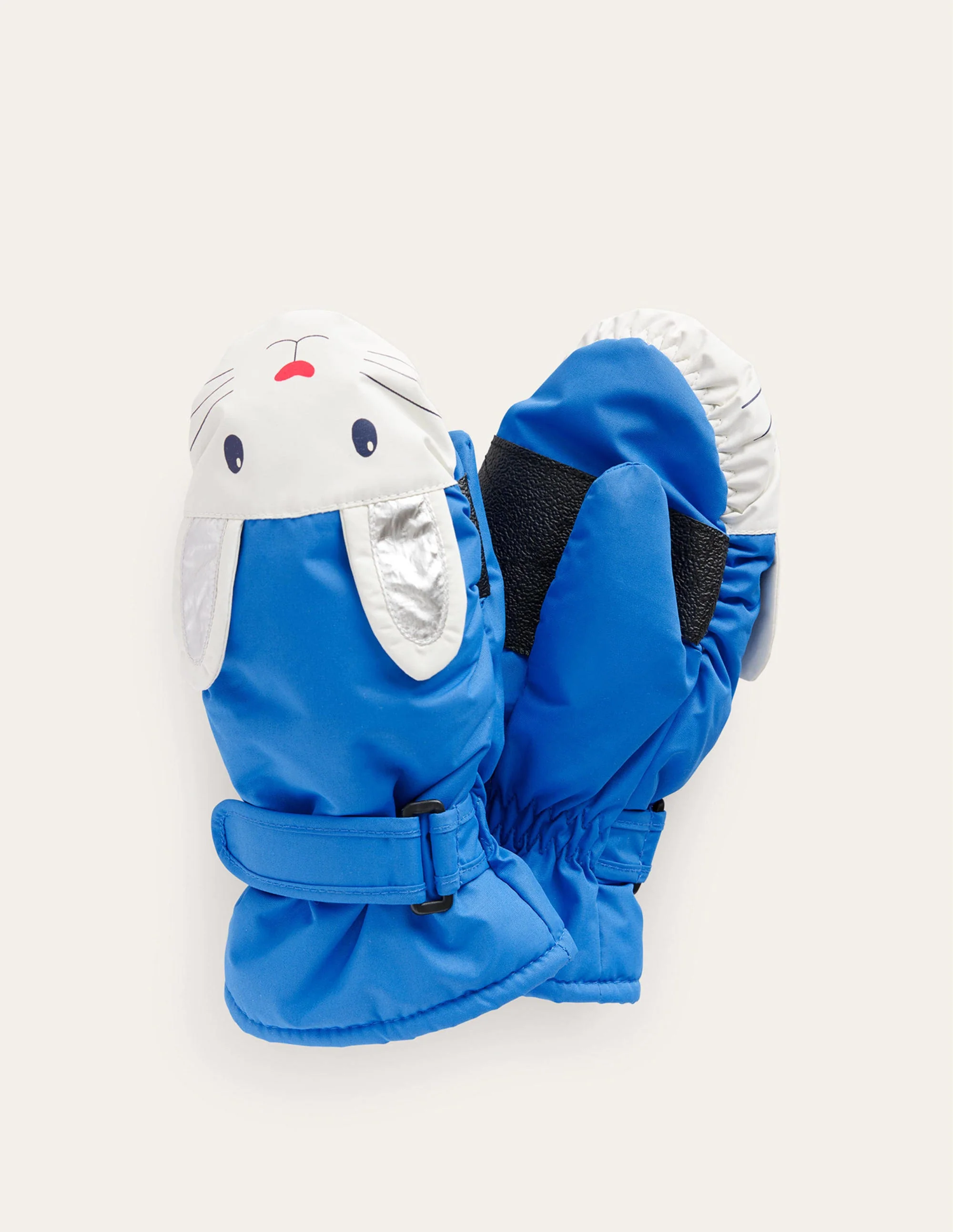 Novelty Allwetter-Fäustlinge-Blau Häschen