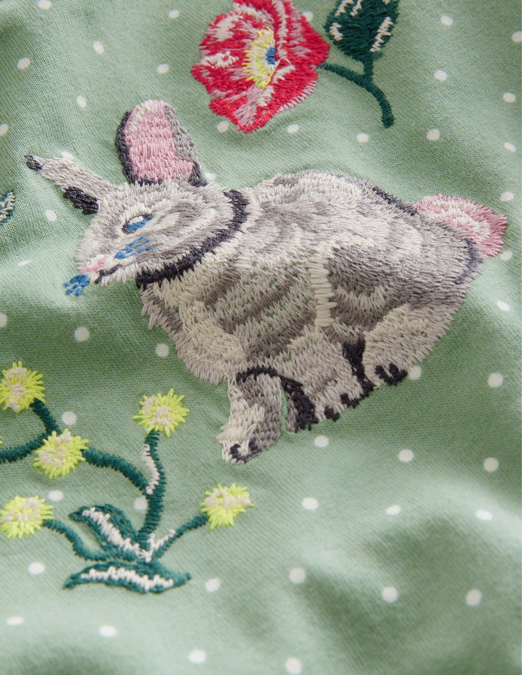 Oberteil mit applizierten Details-Rauchgrün - Image 3