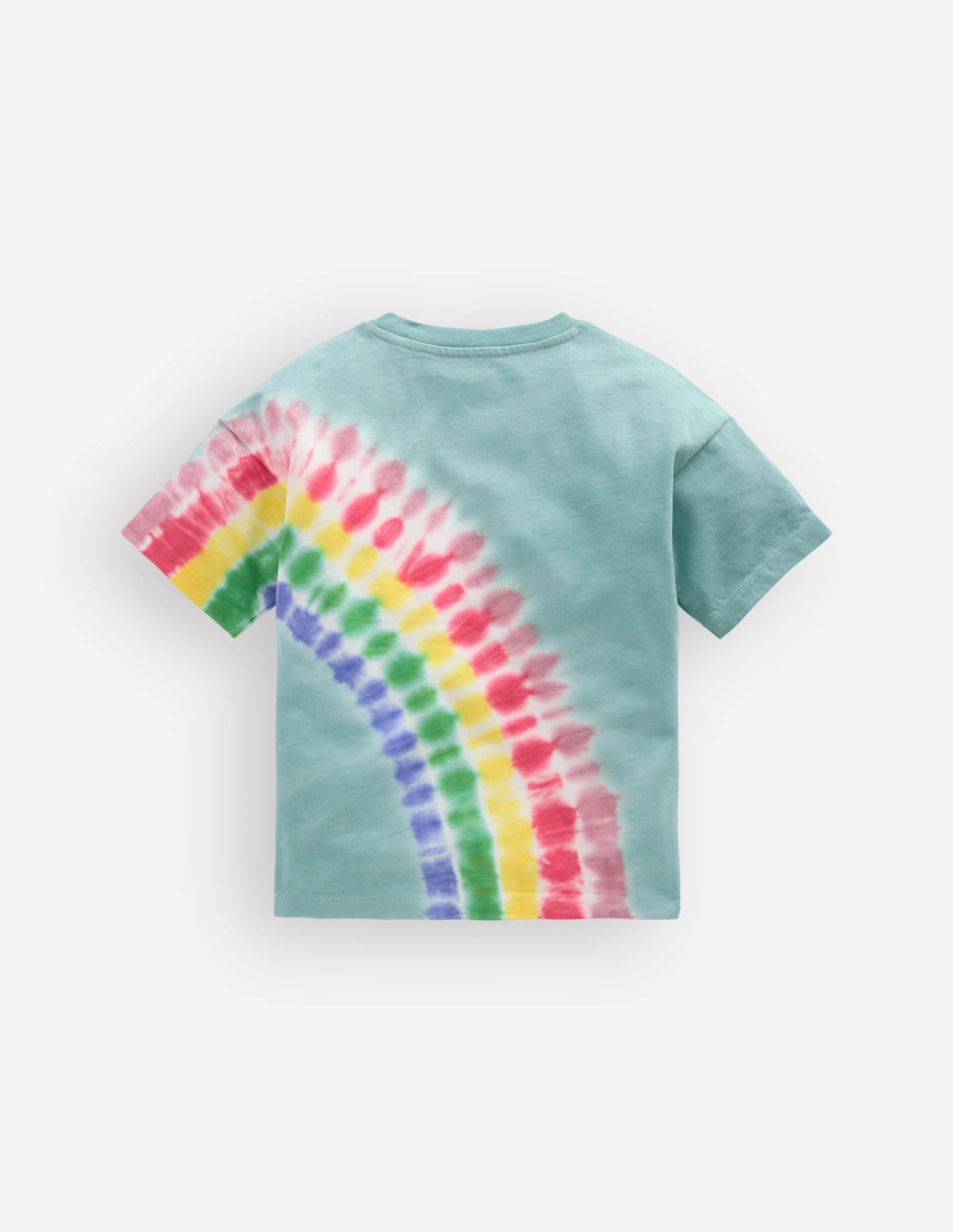 Oberteil mit Batikmuster und Logo-Morgenblau Regenbogen - Image 2