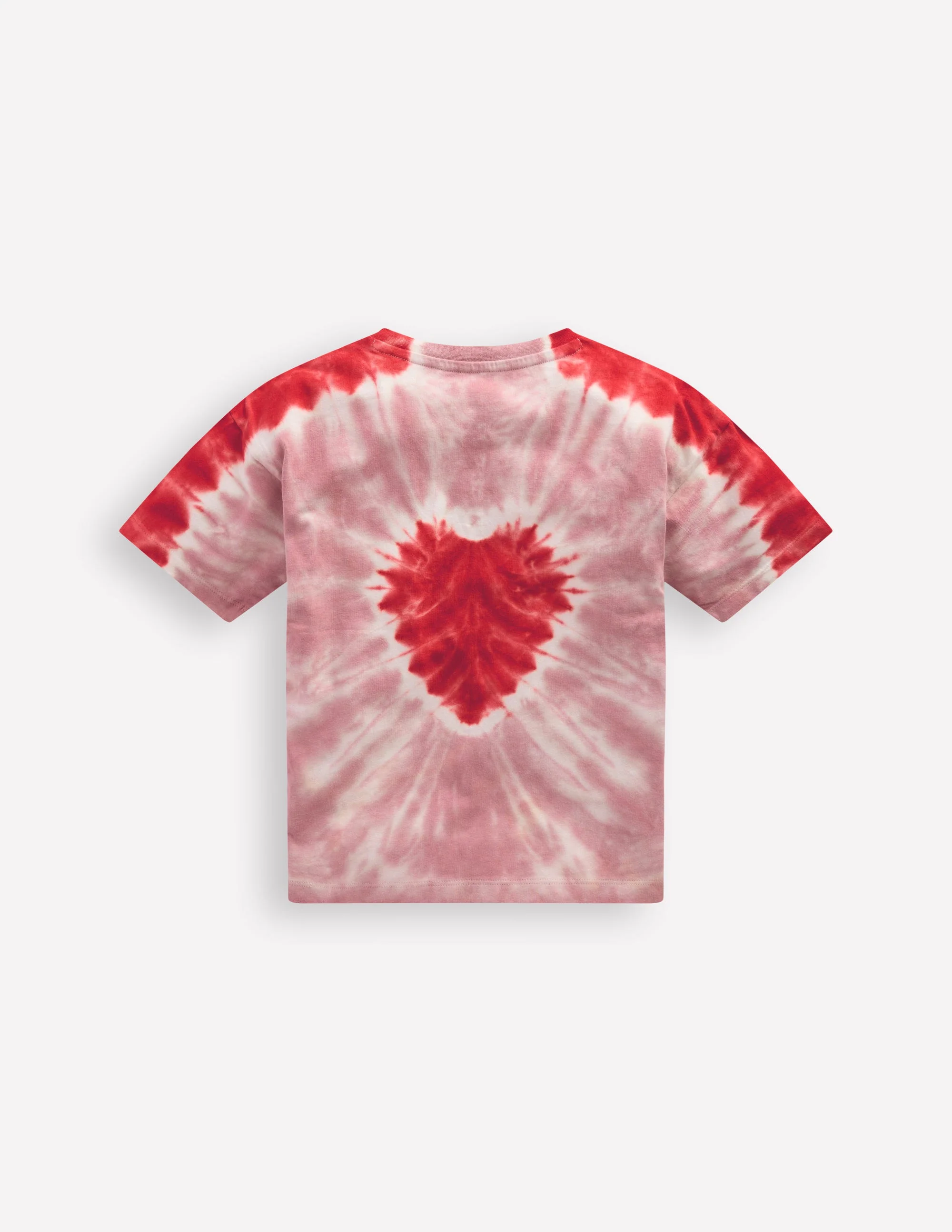 Oberteil mit Batikmuster und Logo-Vintage-Rosa Herz - Image 3