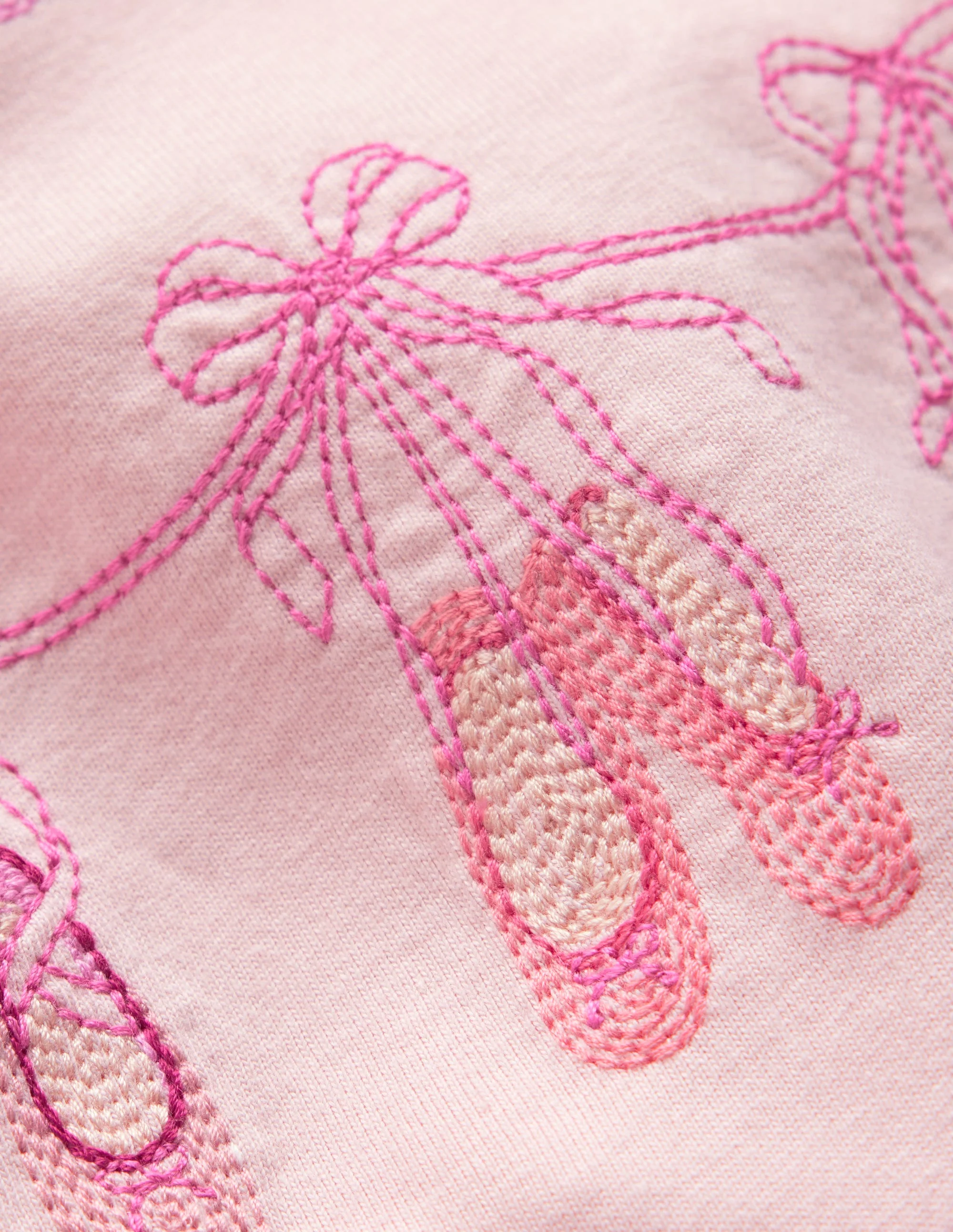 Oberteil mit Puffärmeln und Superstich-Französisches Rosa Ballerinas - Image 3