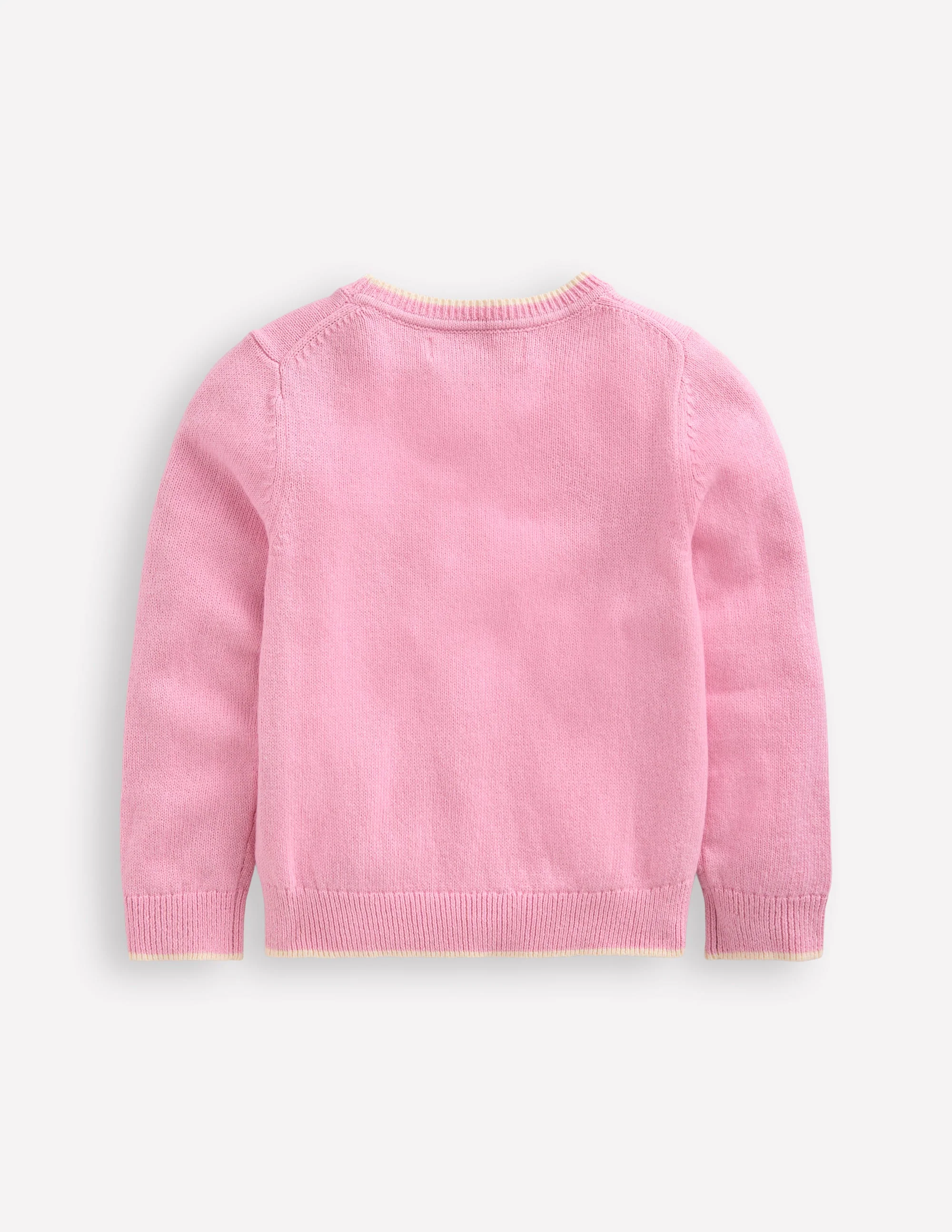 Origineller Pullover mit Logo-Kreiderosa Ballerina - Image 2