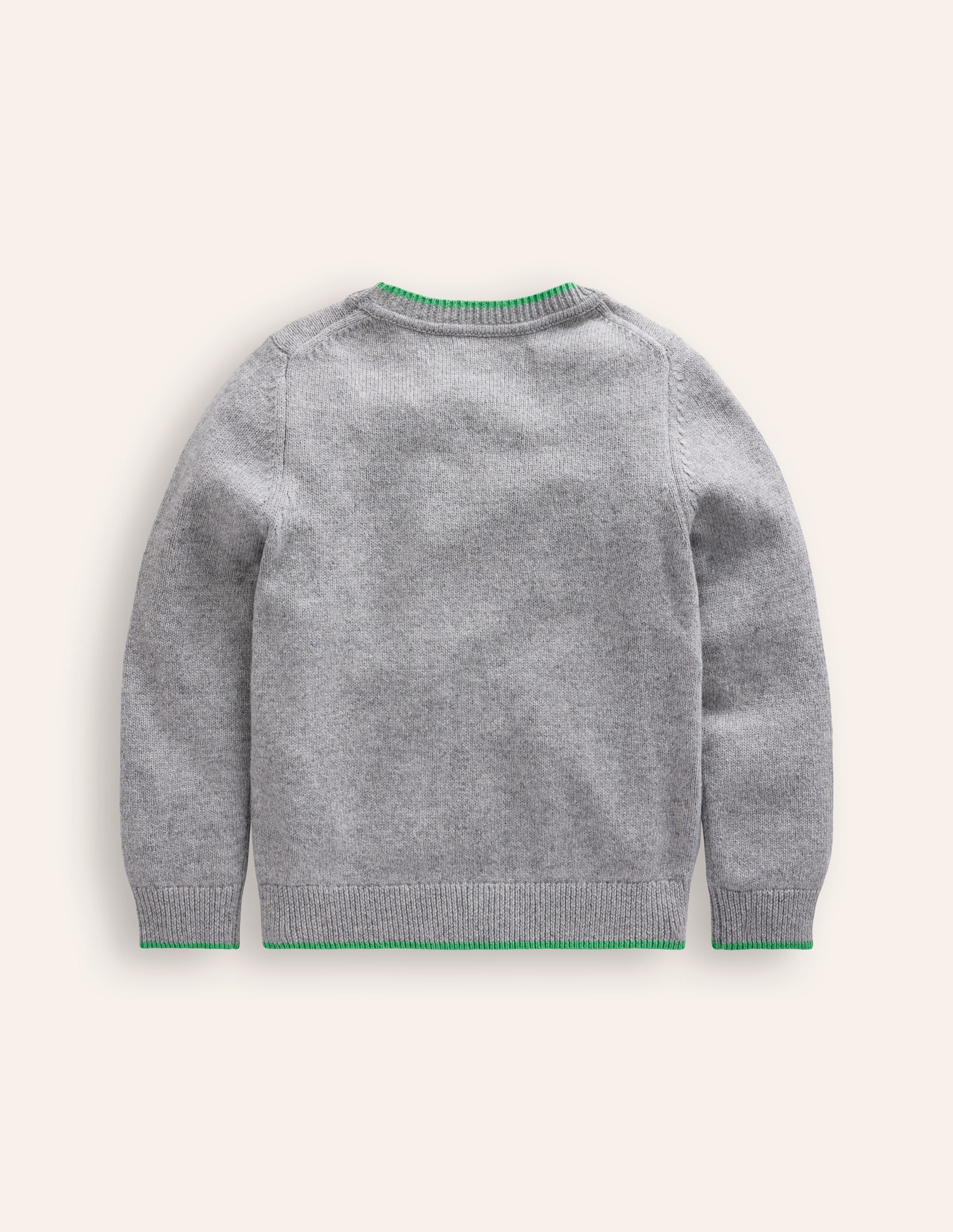 Origineller Pullover mit Logo-Sanftgrau Hund - Image 3