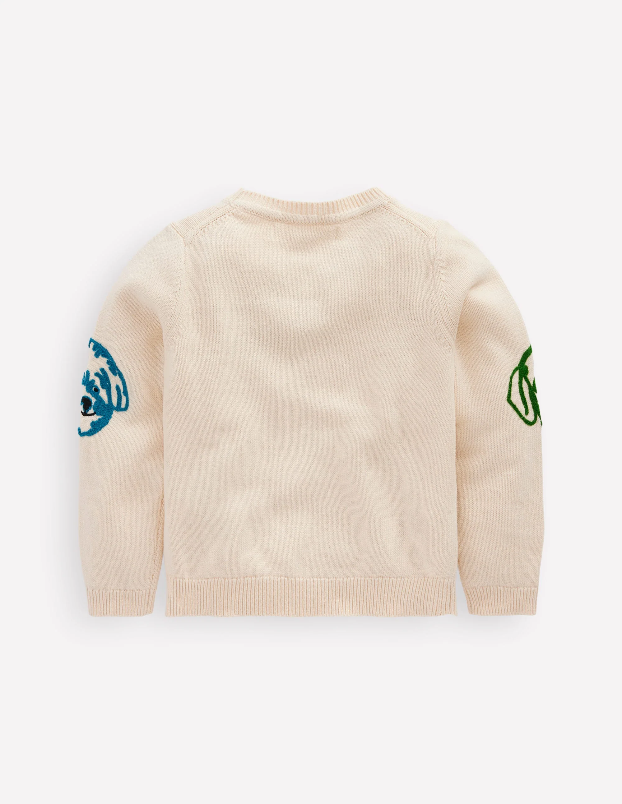 Origineller Pullover mit Logo-Warmes Naturweiß Hunde - Image 2