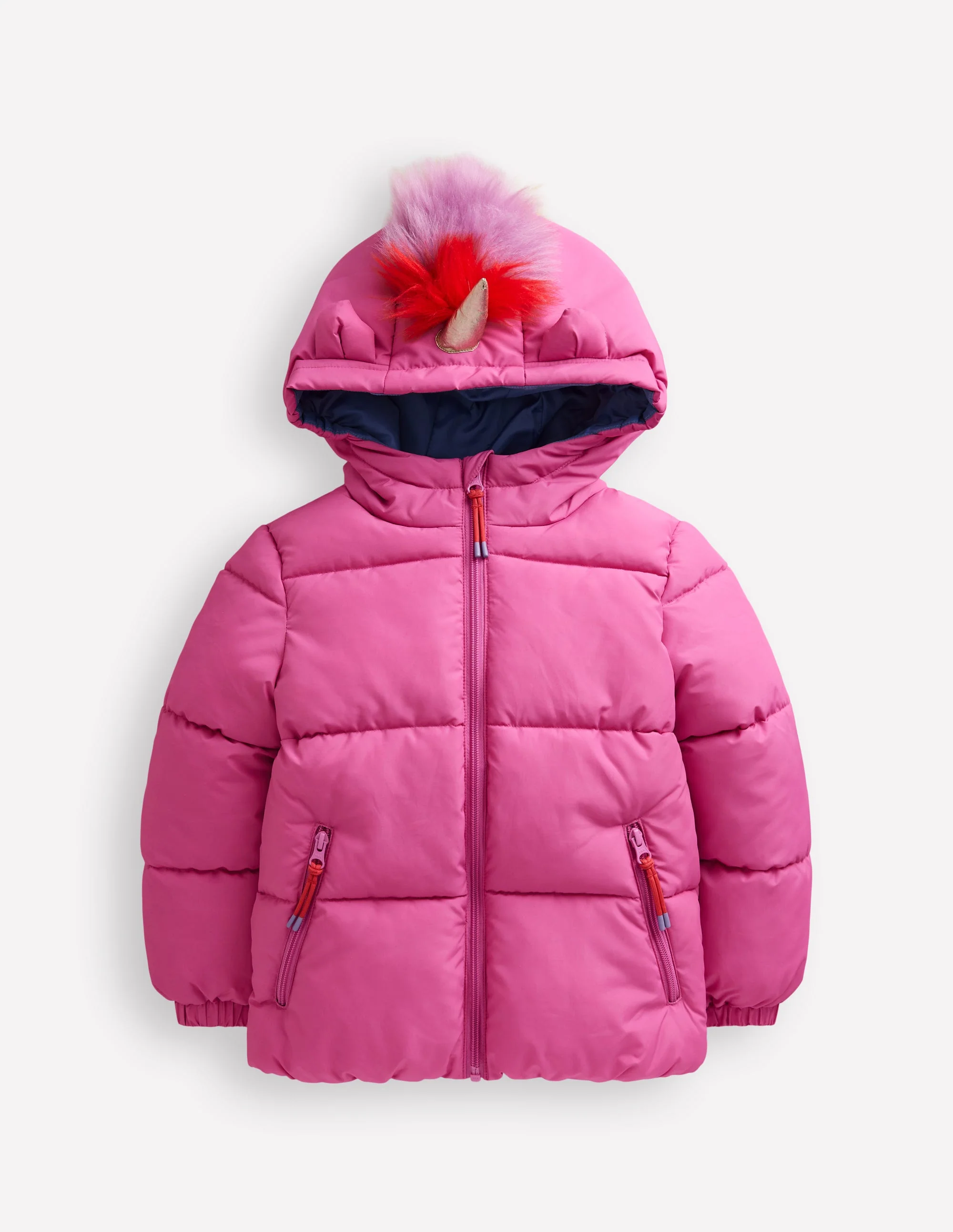 Origineller wattierter Mantel-Rosa, Einhorn