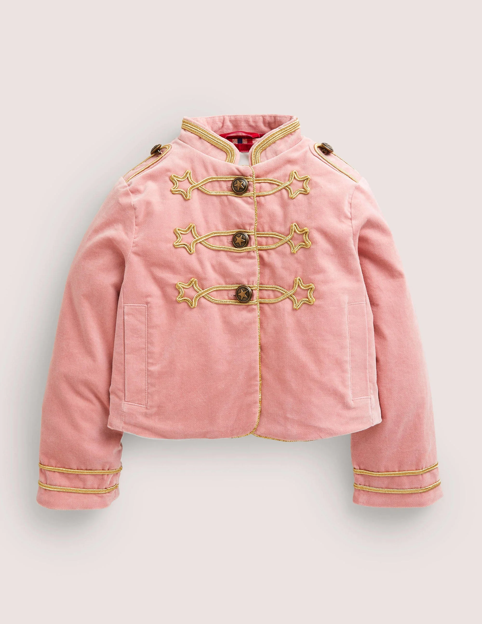 Partyjacke im Militärstil-Mandelblütenrosa