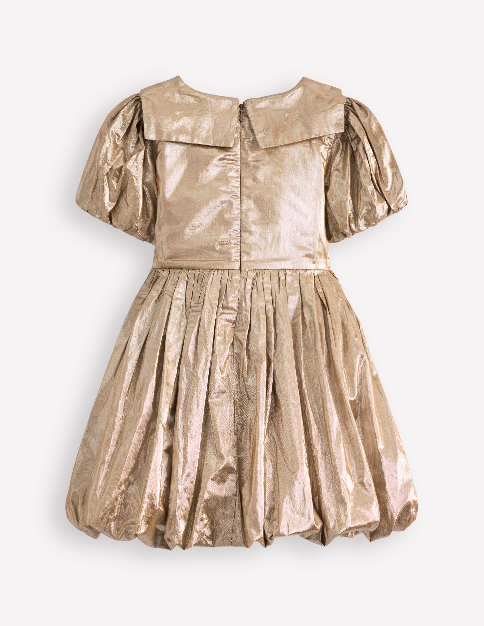Partykleid mit Ballonsaum-Gold - Image 2