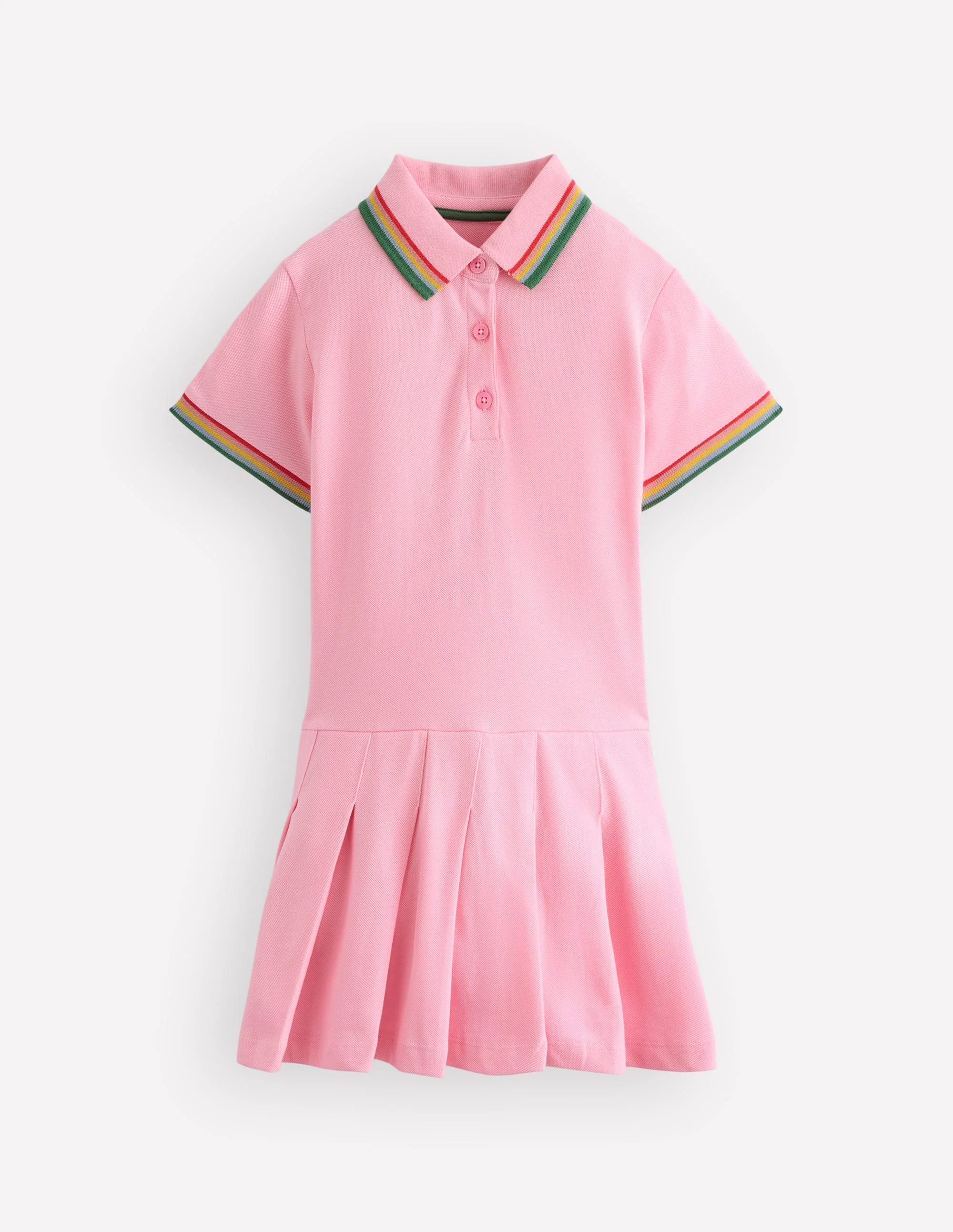 Piqué-Jerseykleid-Mandelblütenrosa - Image 3