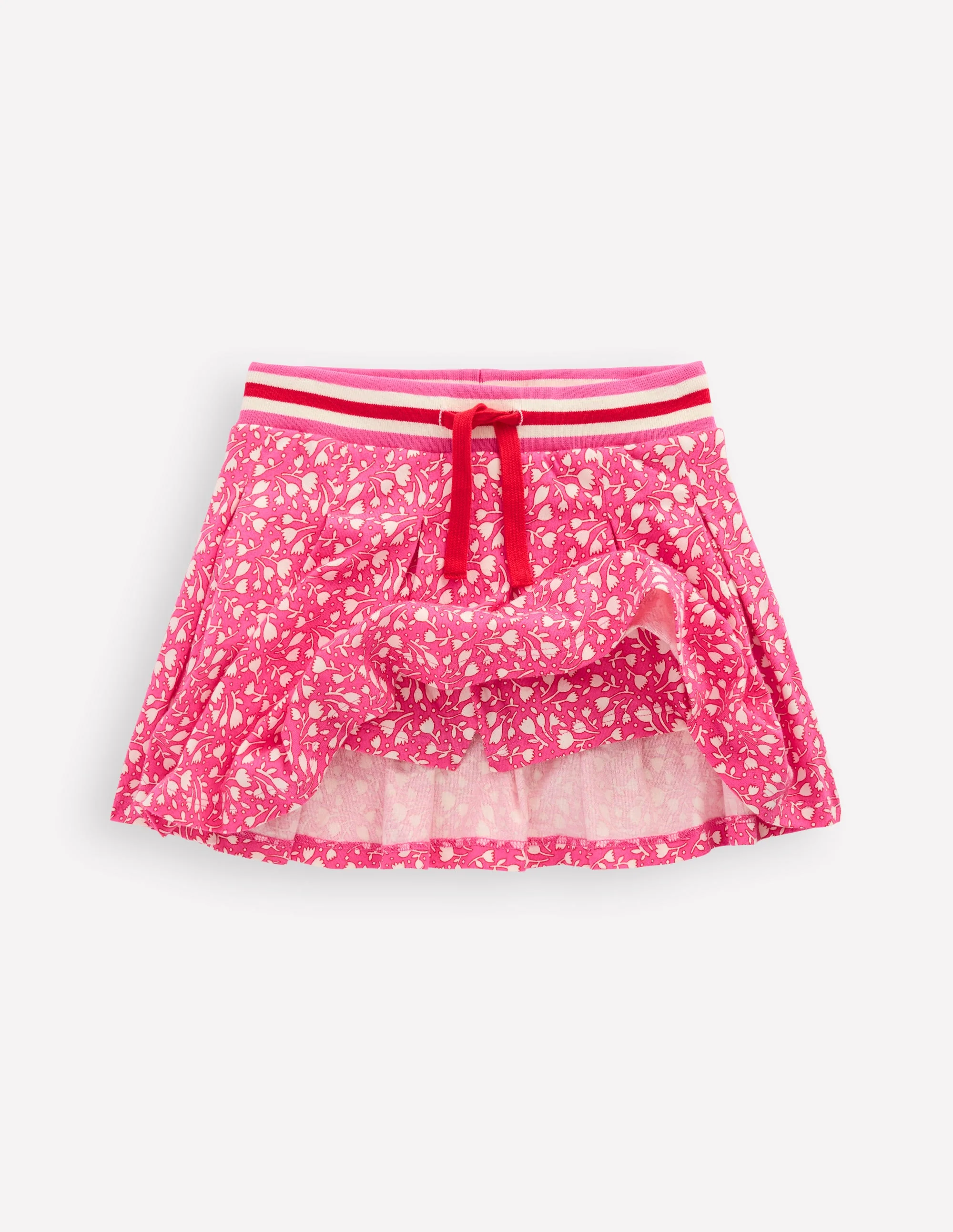 Plissierter Jersey-Skort-Rosa kleine Tulpe - Image 4