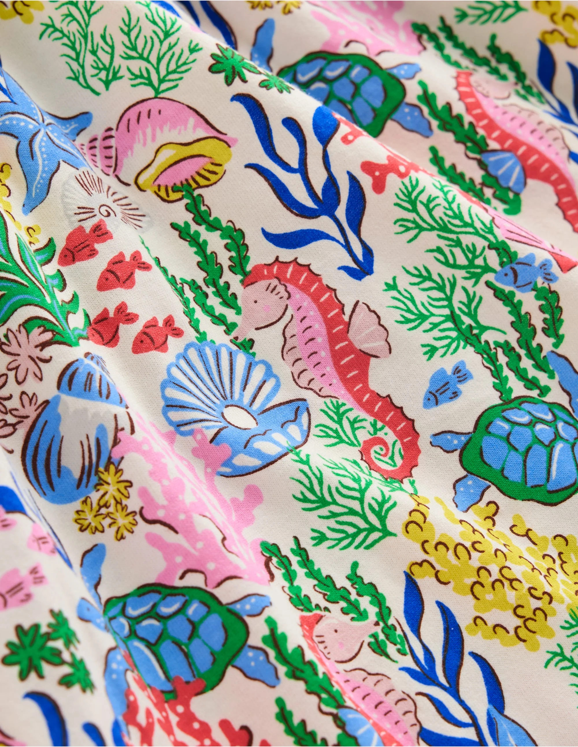 Posie Kleid mit Rüschenärmeln-Bunt Korallenbucht - Image 3