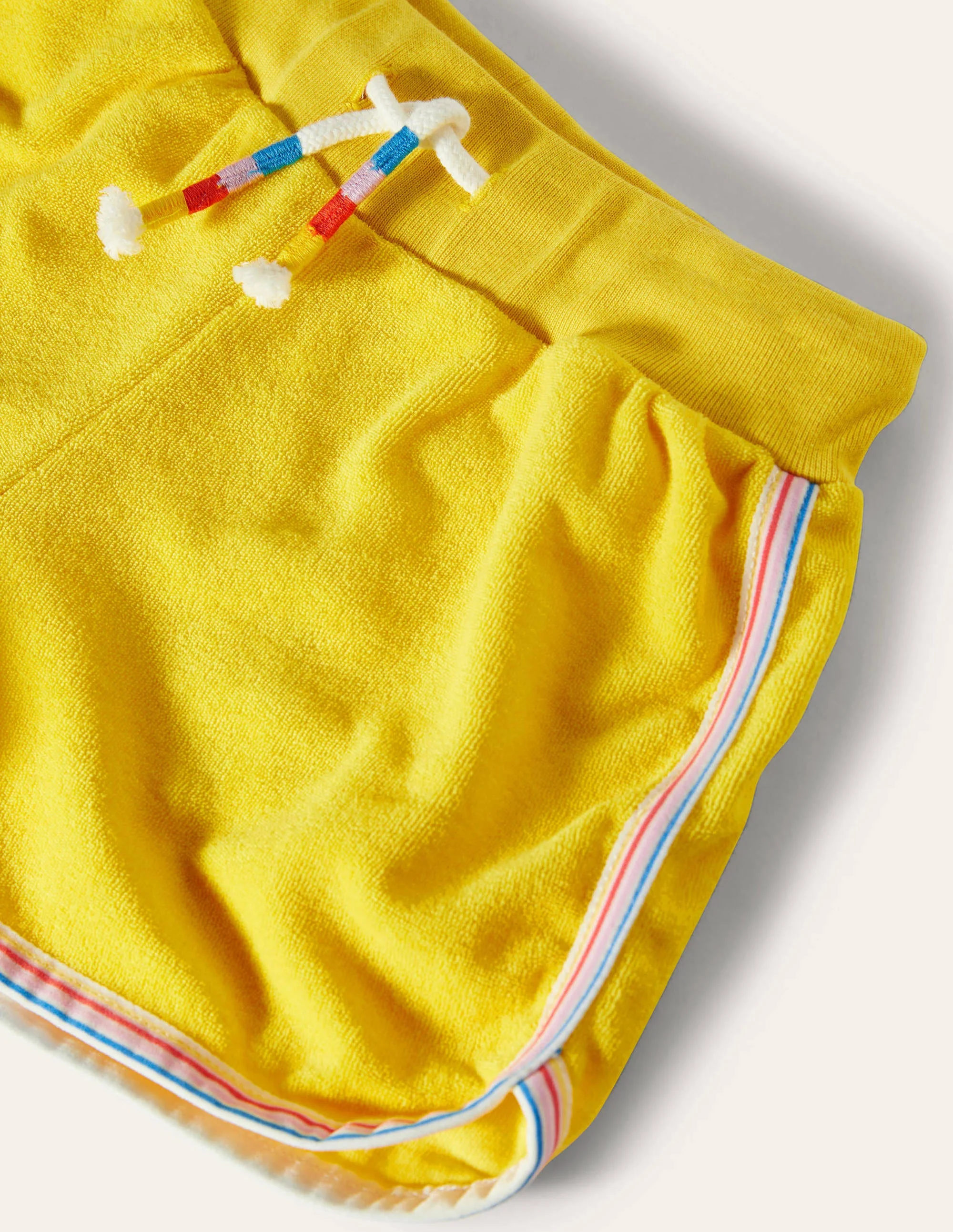 Retro-Frottee-Shorts-Narzissengelb - Image 3