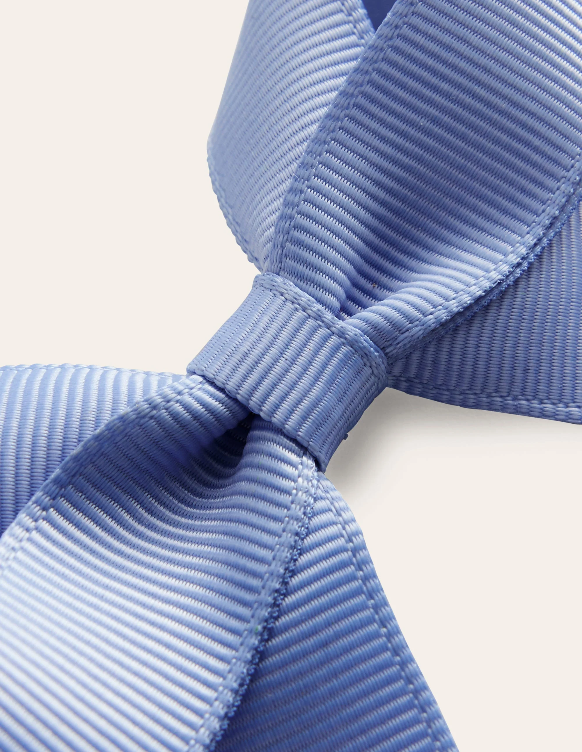 Ripsband-Haarschleife-Babyblau - Image 3
