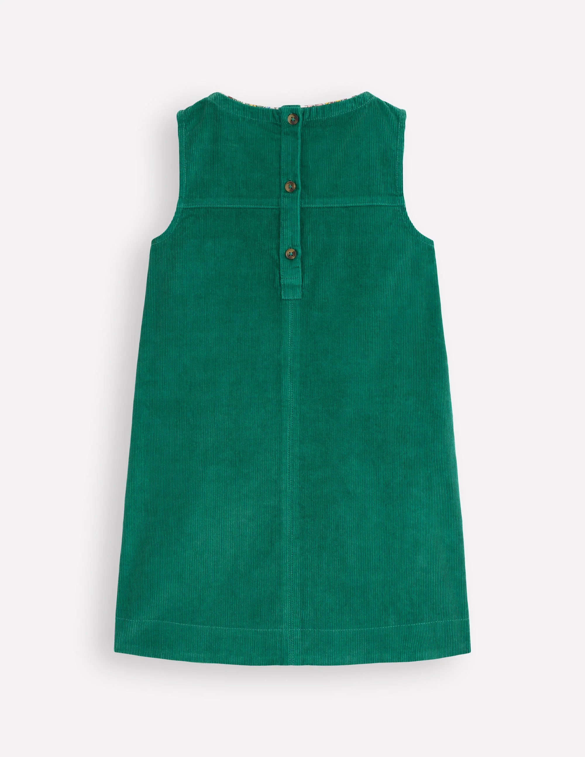 Saffy Schürzenkleid aus Cord-Juwelgrün - Image 2