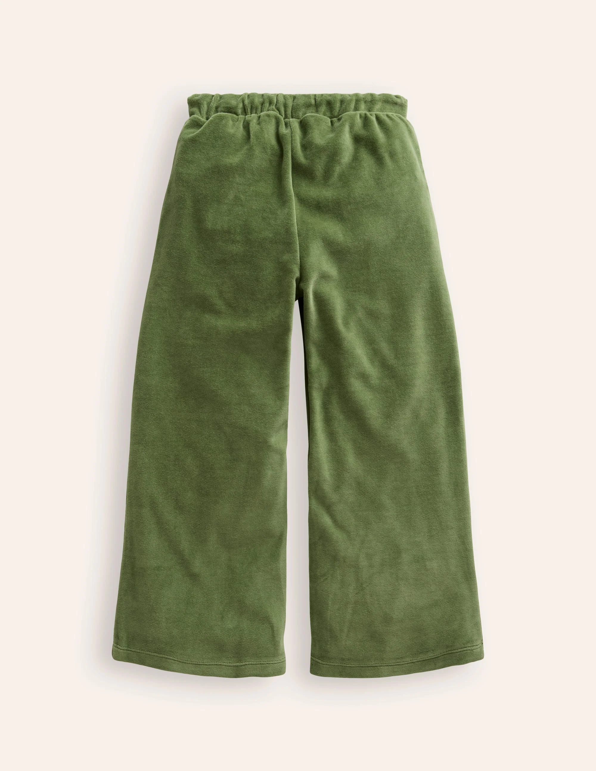 Samt-Jogginghose mit Herztasche-Dunkles Teichgrün - Image 2