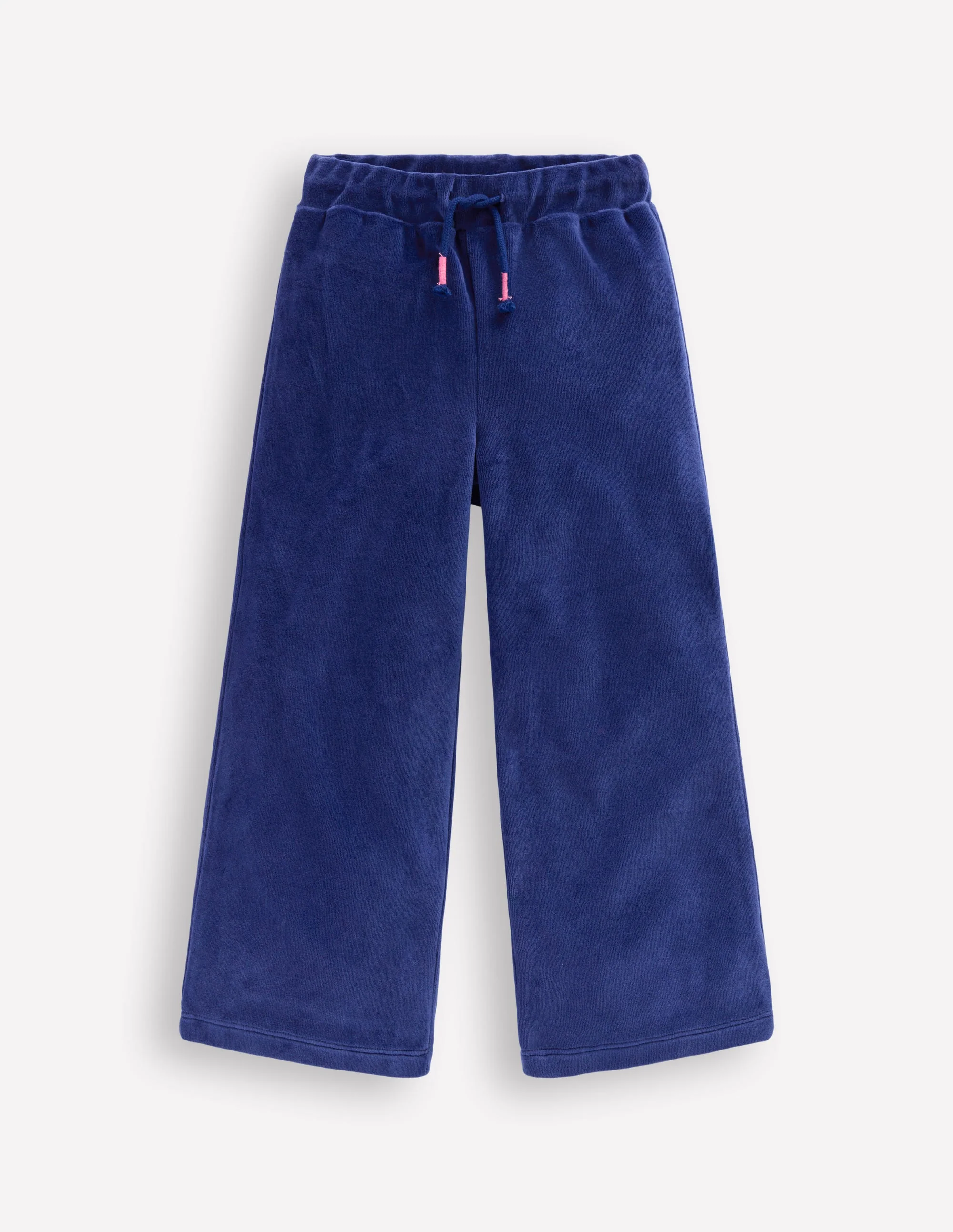 Samt-Jogginghose mit Herztasche-Steuerbordblau