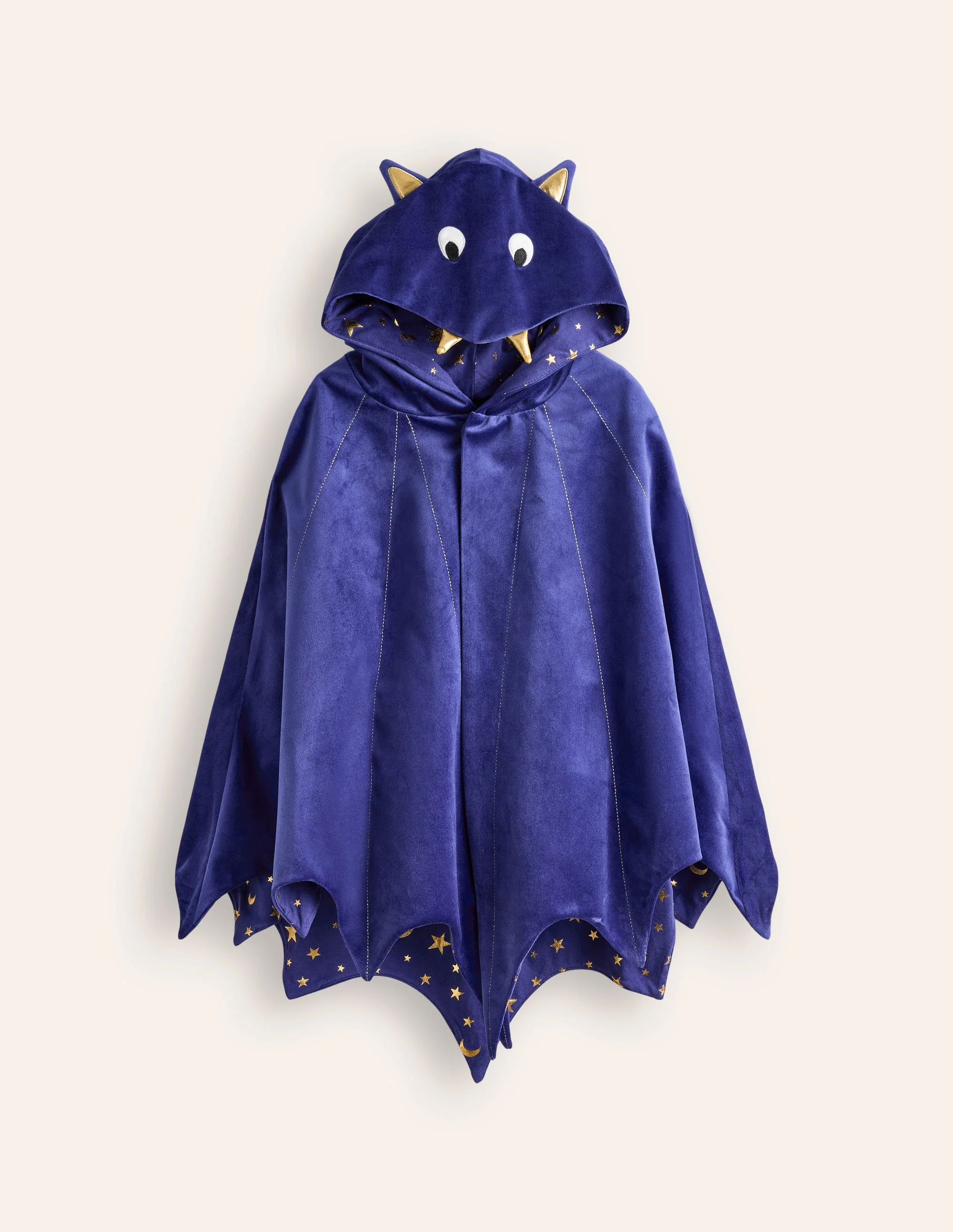 Schickes Kleid mit Fledermausumhang-Steuerbordblau Fledermaus