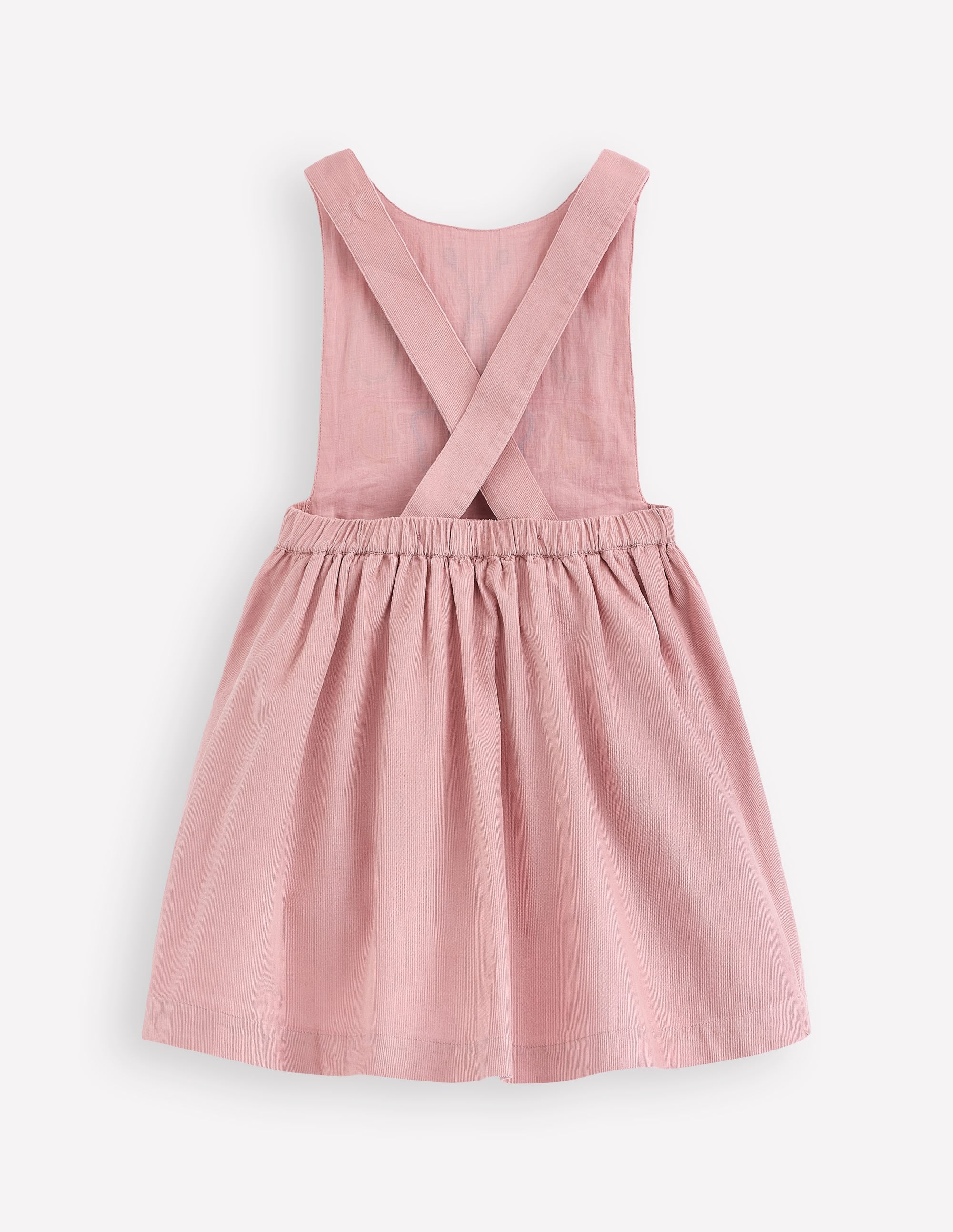 Schürzenkleid aus Cord mit Applikationen-Formica-Rosa Schmetterling - Image 2