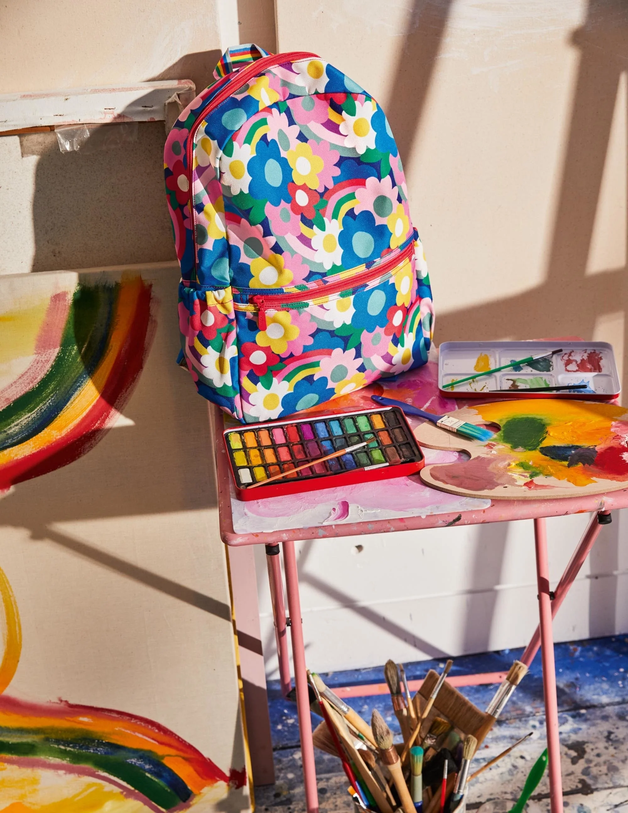 Schultasche-Regenbogen-Blume - Image 5