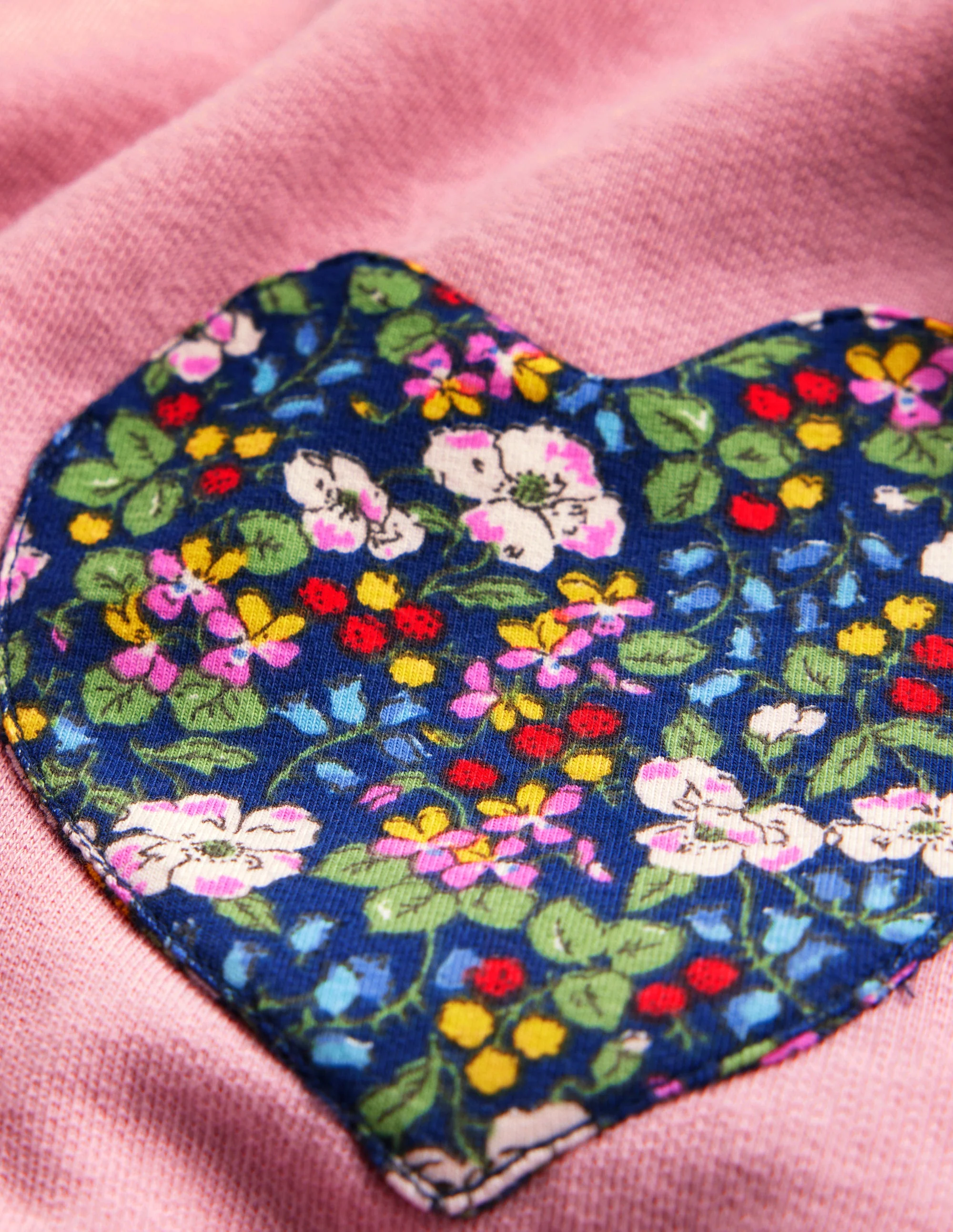 Set aus Sweat-Tunika und Leggings-Beerenrosa Blumenmuster - Image 3