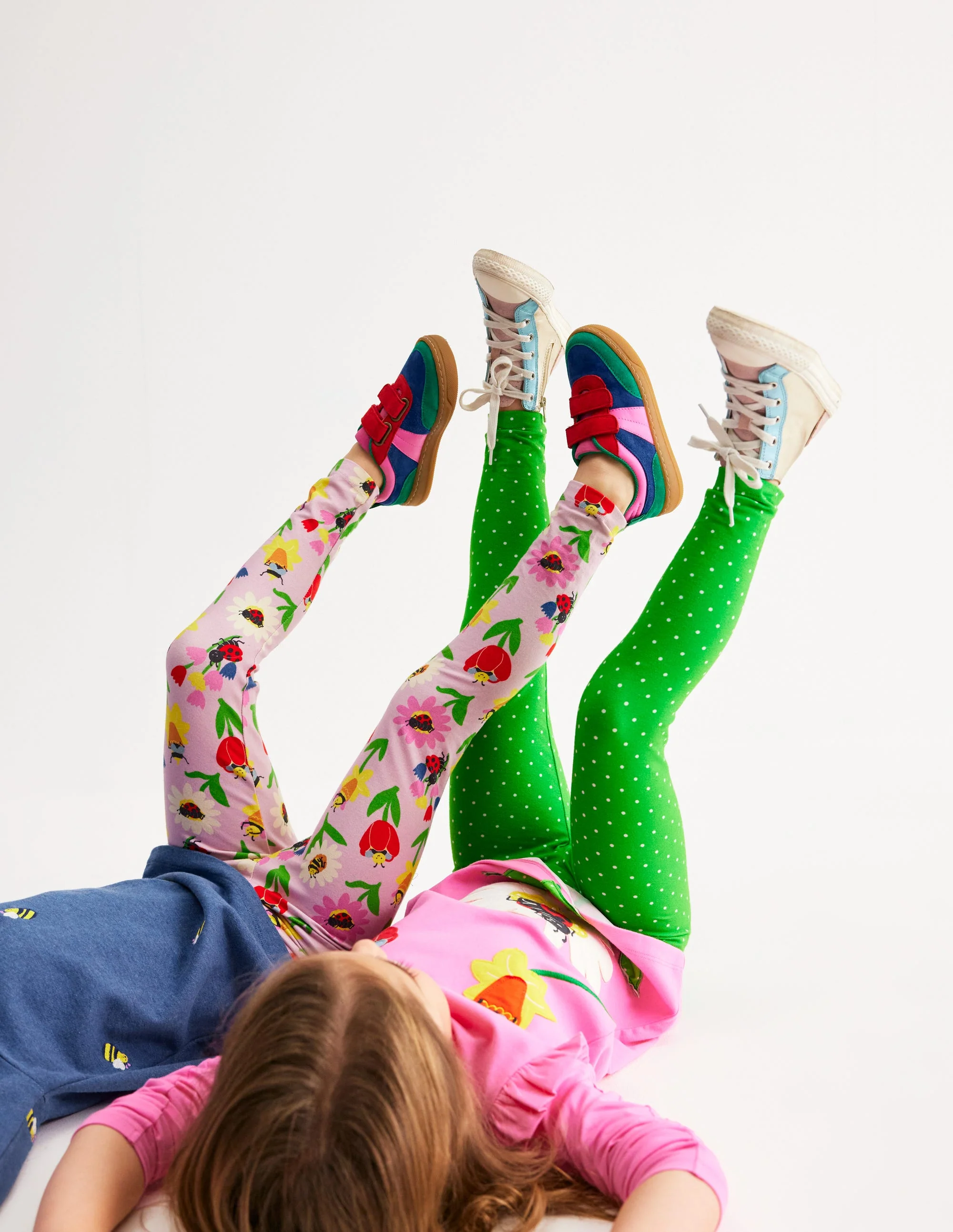 Set aus Sweat-Tunika und Leggings-Blau Meliert Bienen - Image 5