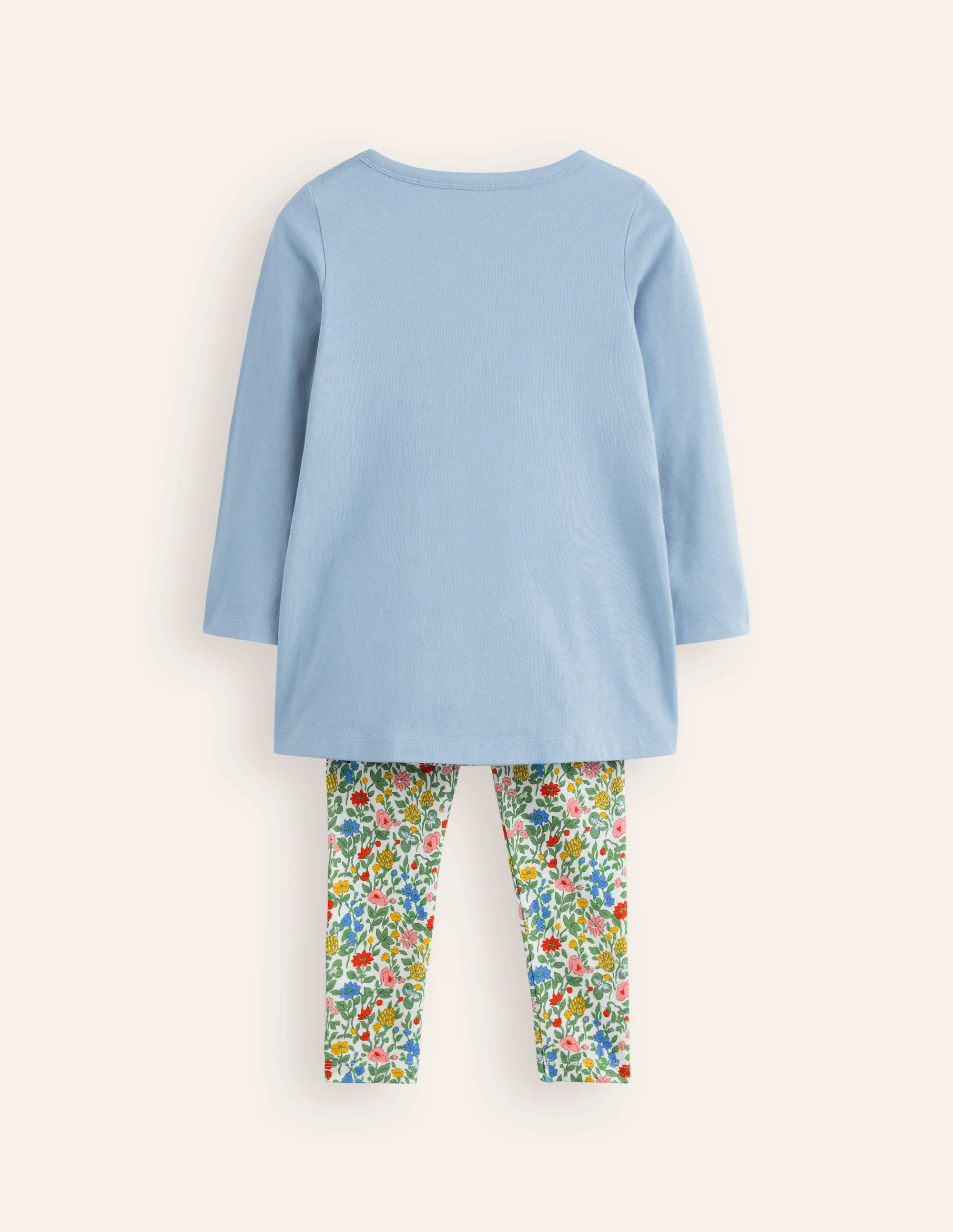 Set aus Tunika und Leggings mit Applikationen-Französisches Blau Einhörner - Image 2