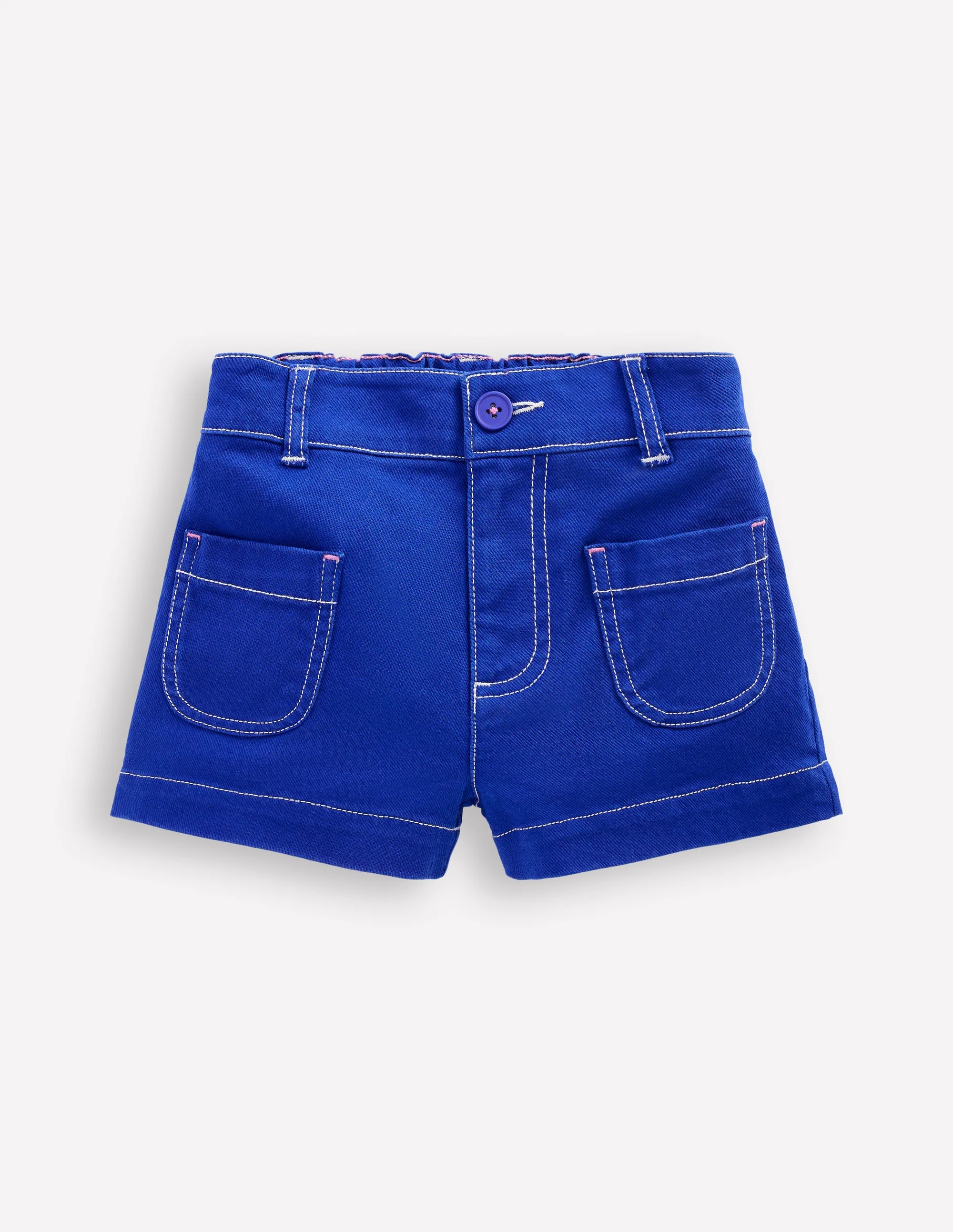 Shorts mit aufgesetzten Taschen-Black