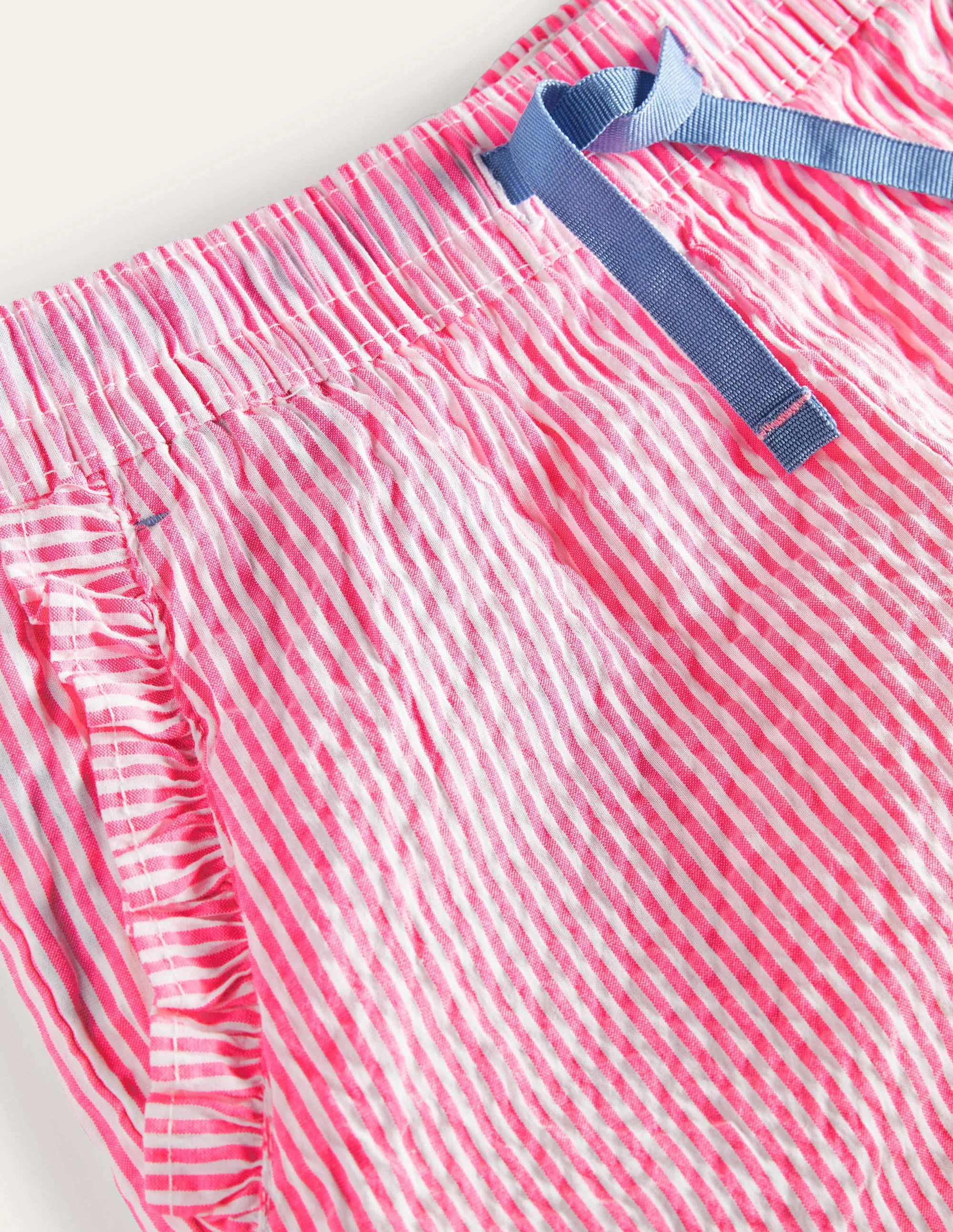 Shorts mit gerüschtem Saum-Partyrosa, Feine Streifen - Image 3