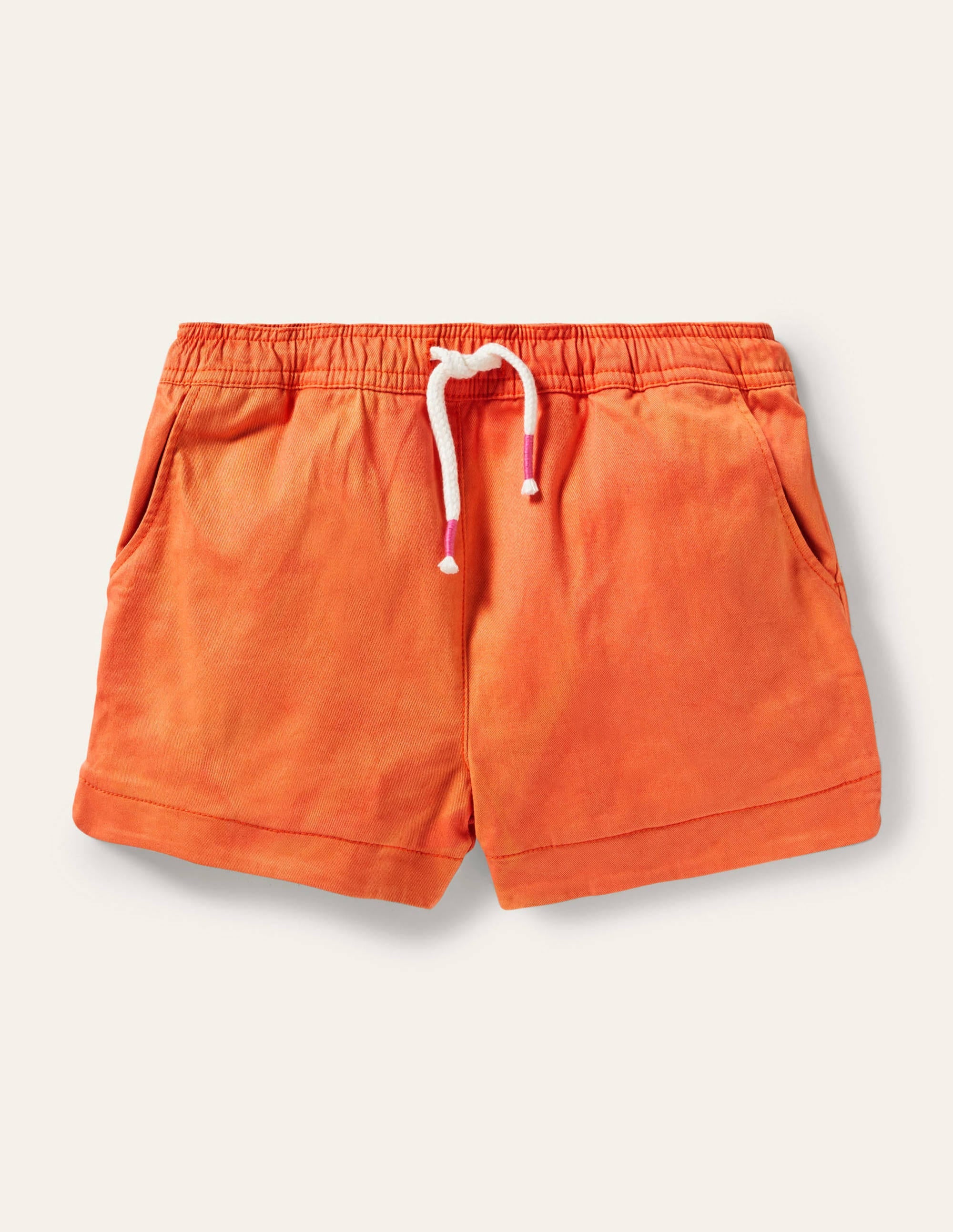 Shorts mit Herztaschen-Mandarinenorange