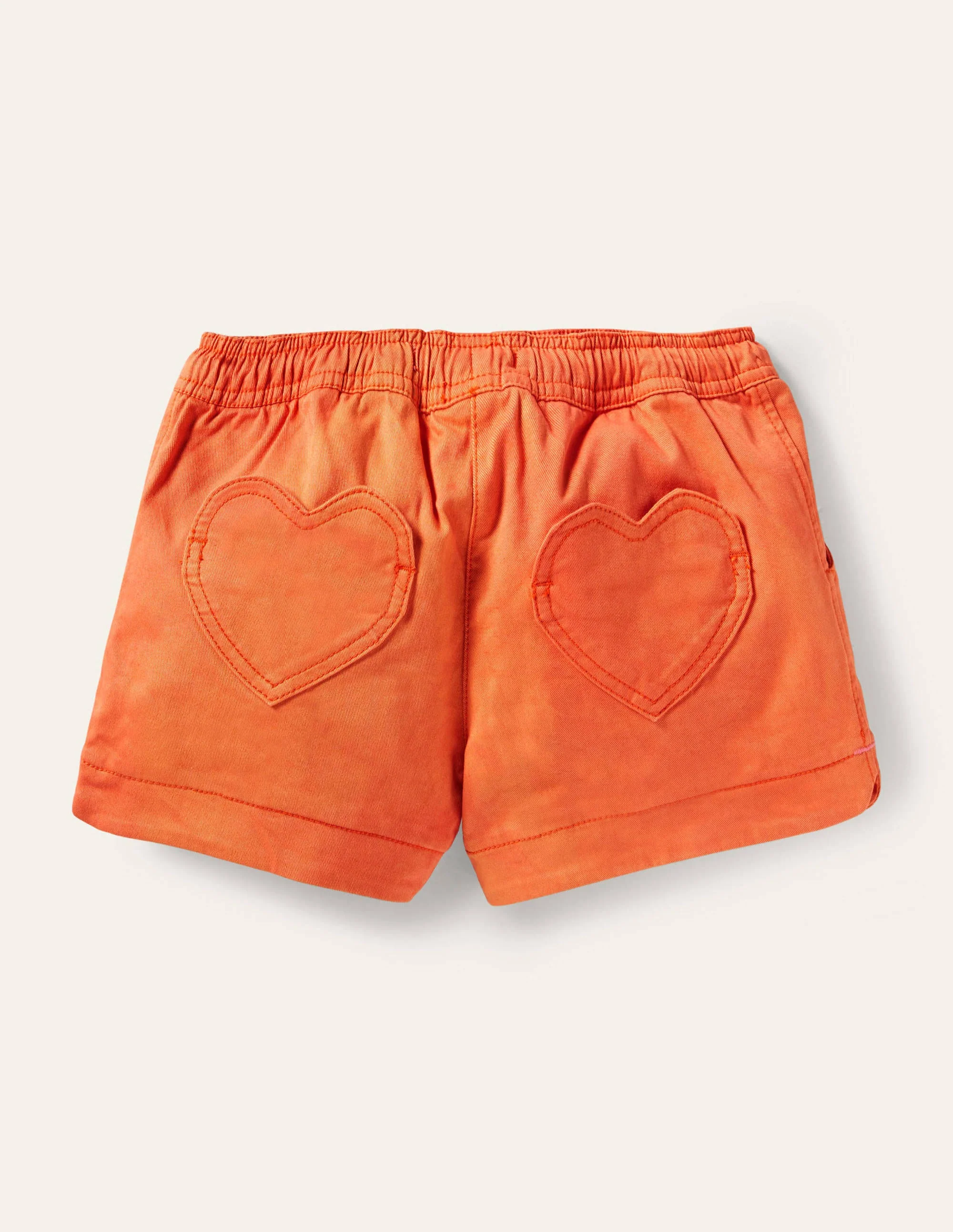 Shorts mit Herztaschen-Mandarinenorange - Image 2