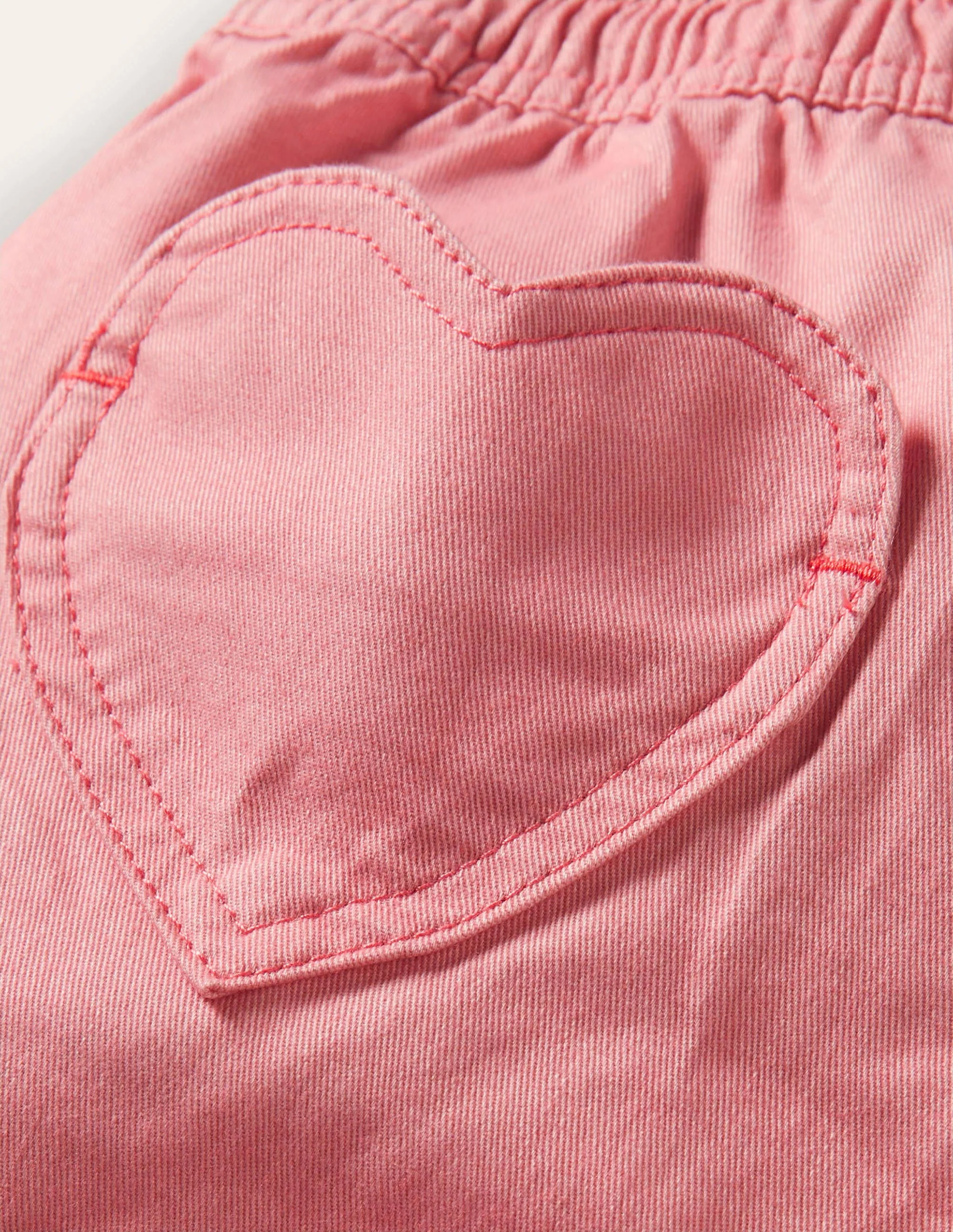 Shorts mit Herztaschen-Mandelblütenrosa - Image 3