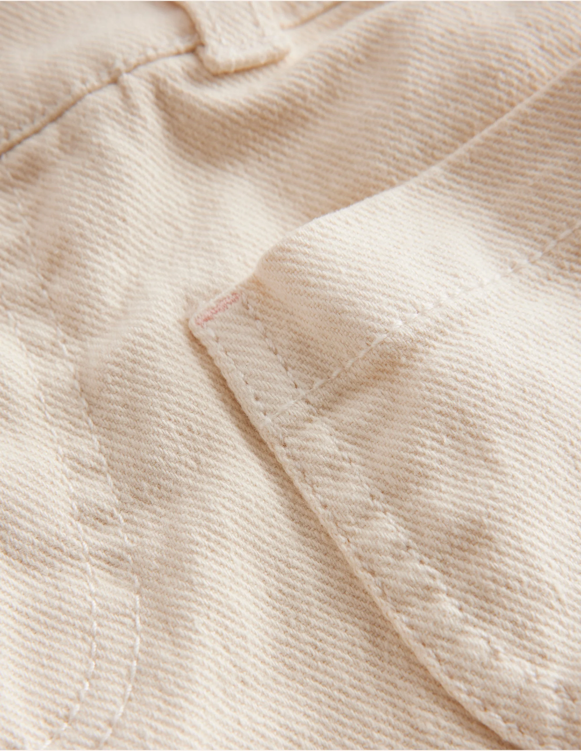 Shorts mit hohem Bund-Vanille Weiß - Image 3