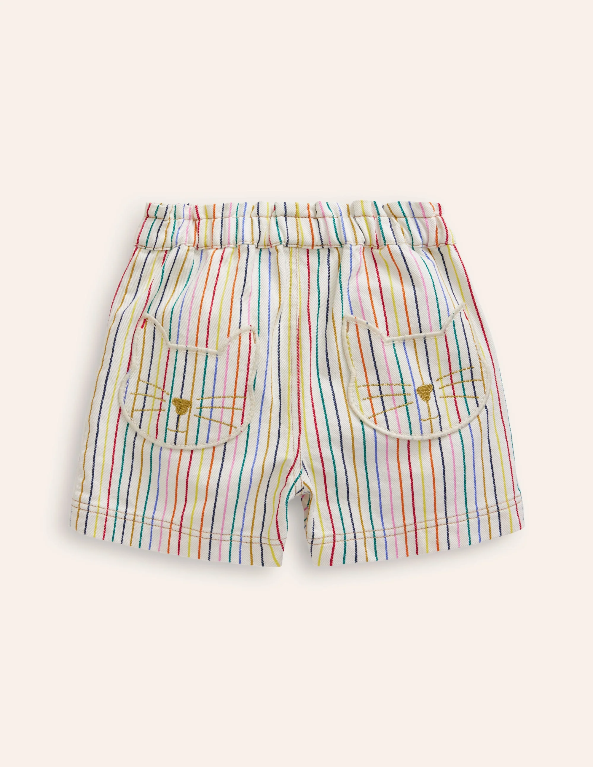 Shorts zum Hineinschlüpfen-Naturweiß Bunt Streifen - Image 2