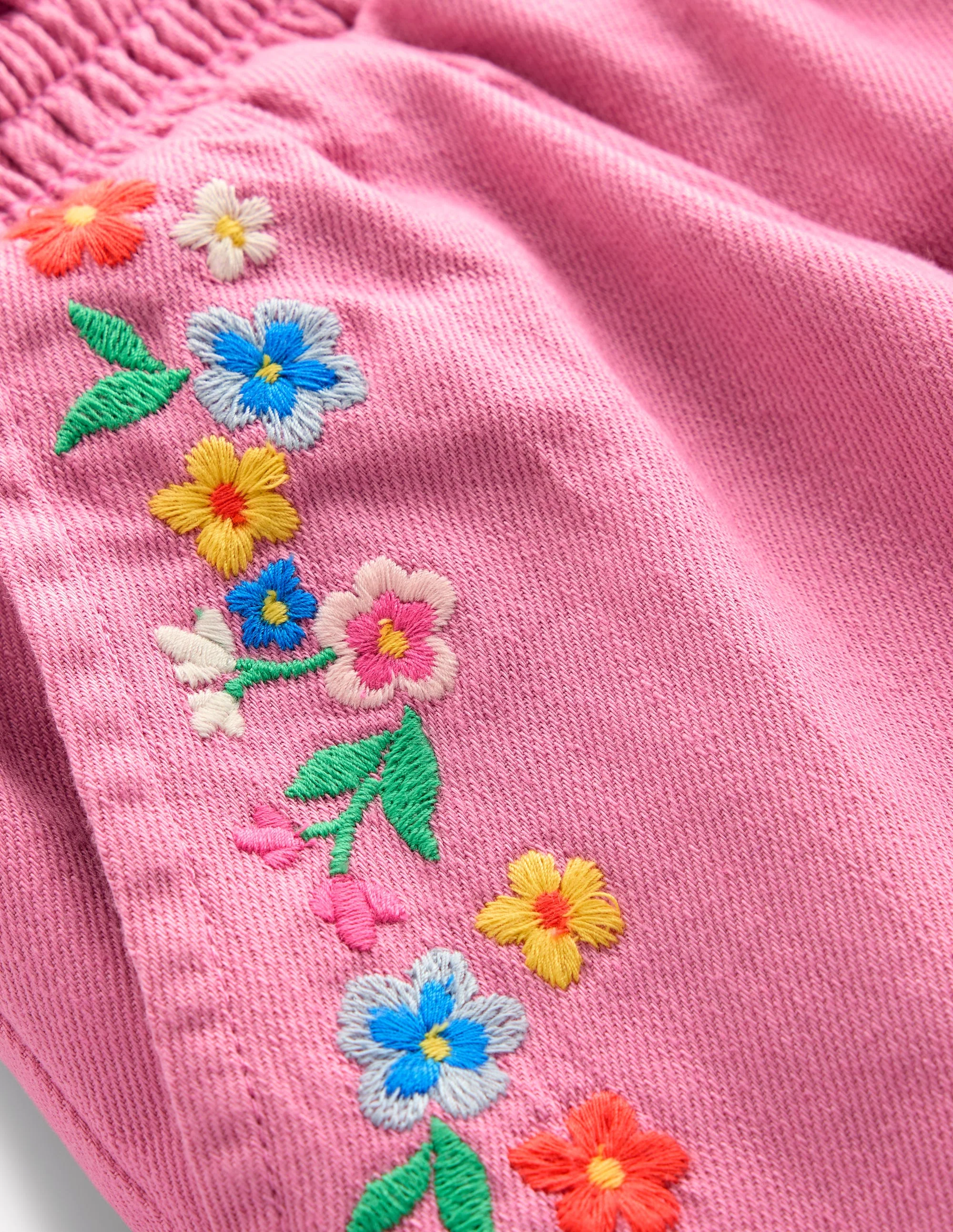 Shorts zum Hineinschlüpfen-Rosa Stickerei - Image 3