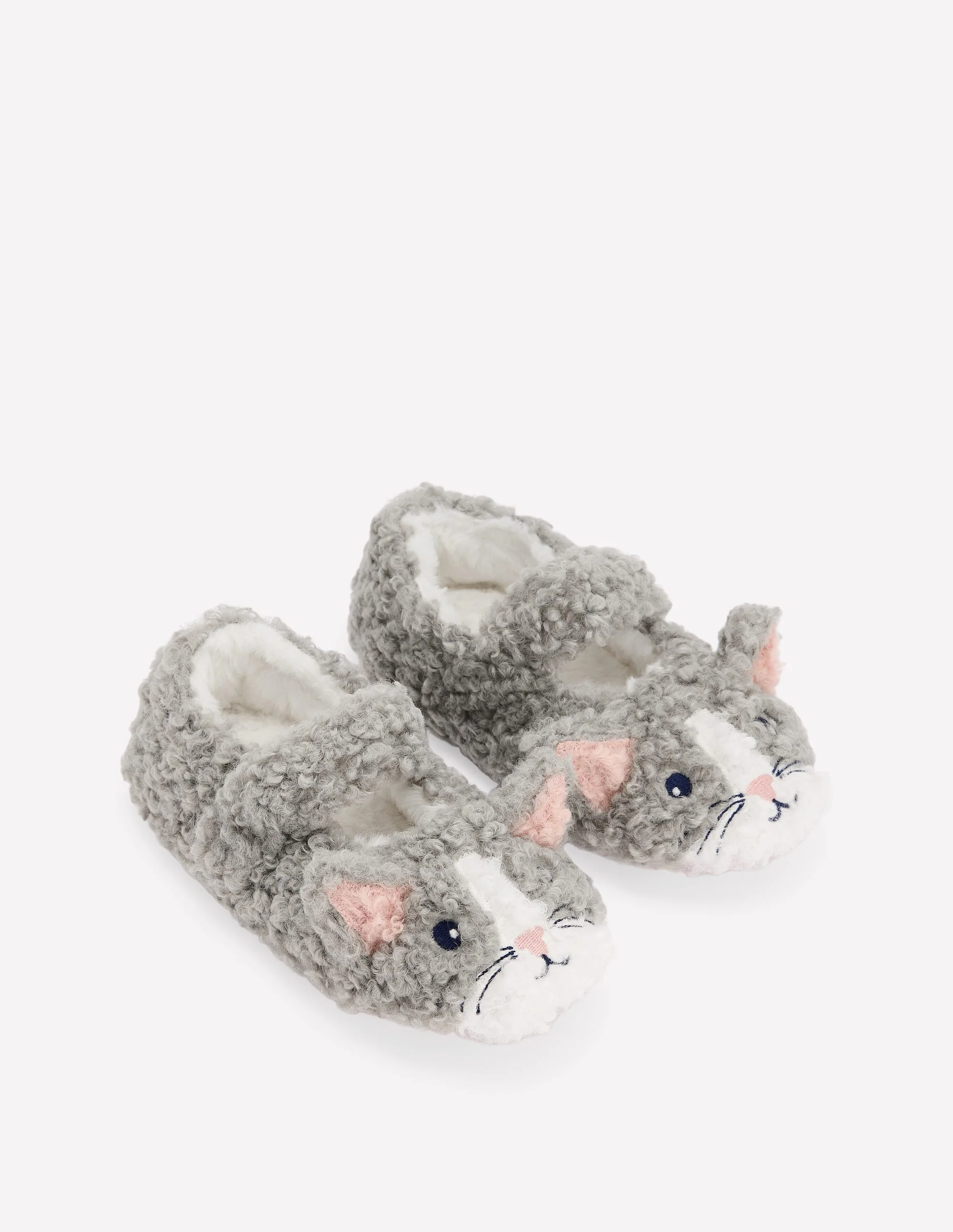 Slipper im Mary-Janes-Stil-Grau Katze - Image 2