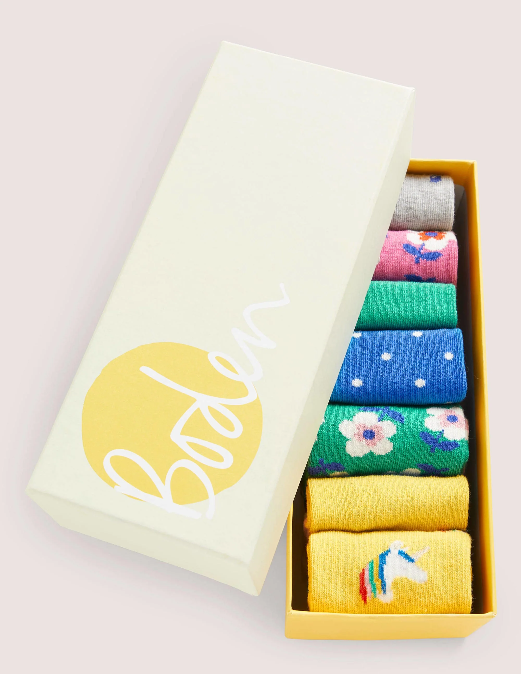 Socken im 7er-Pack-Einhorn - Image 3