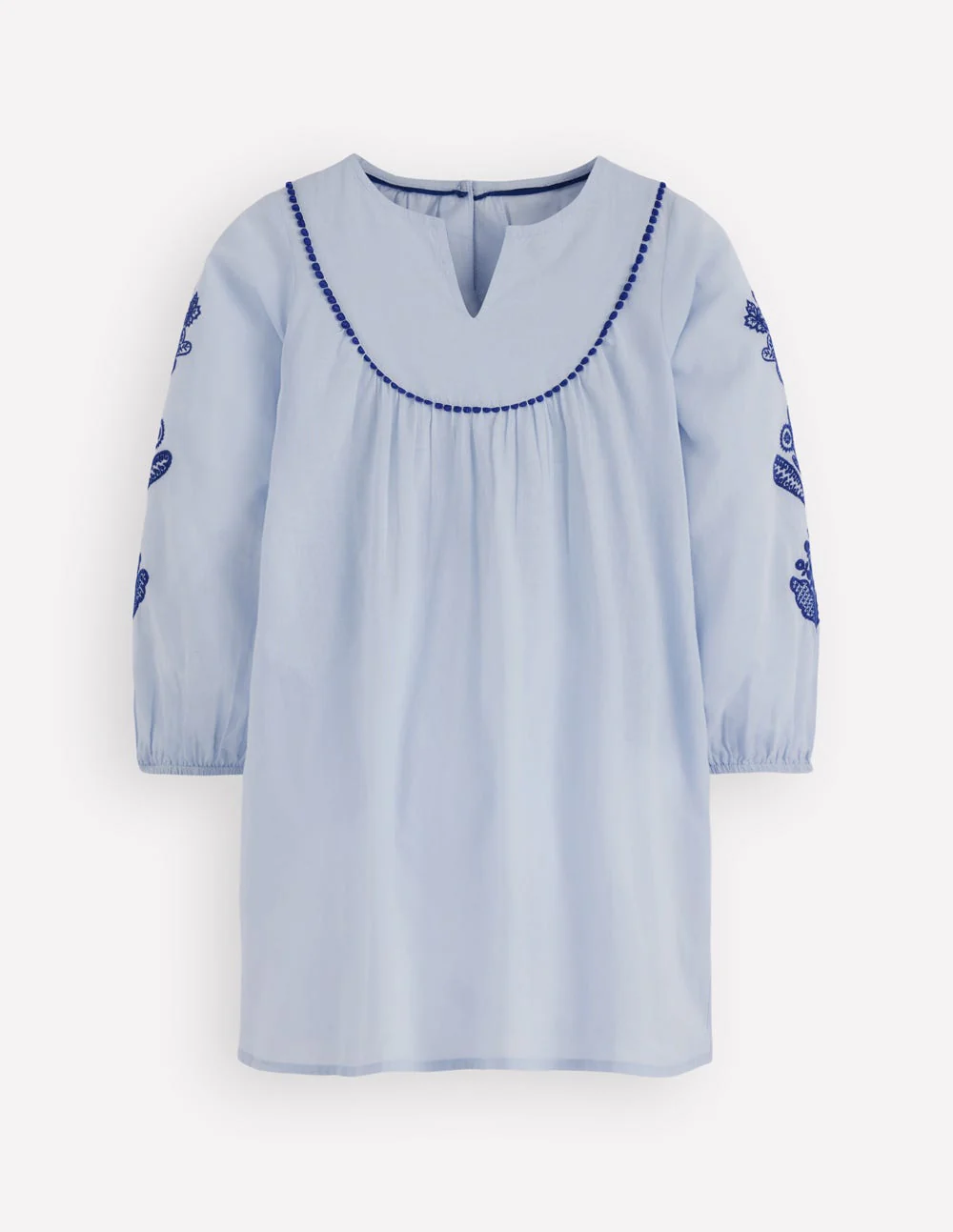 Strand-Kaftan-Nebelblau