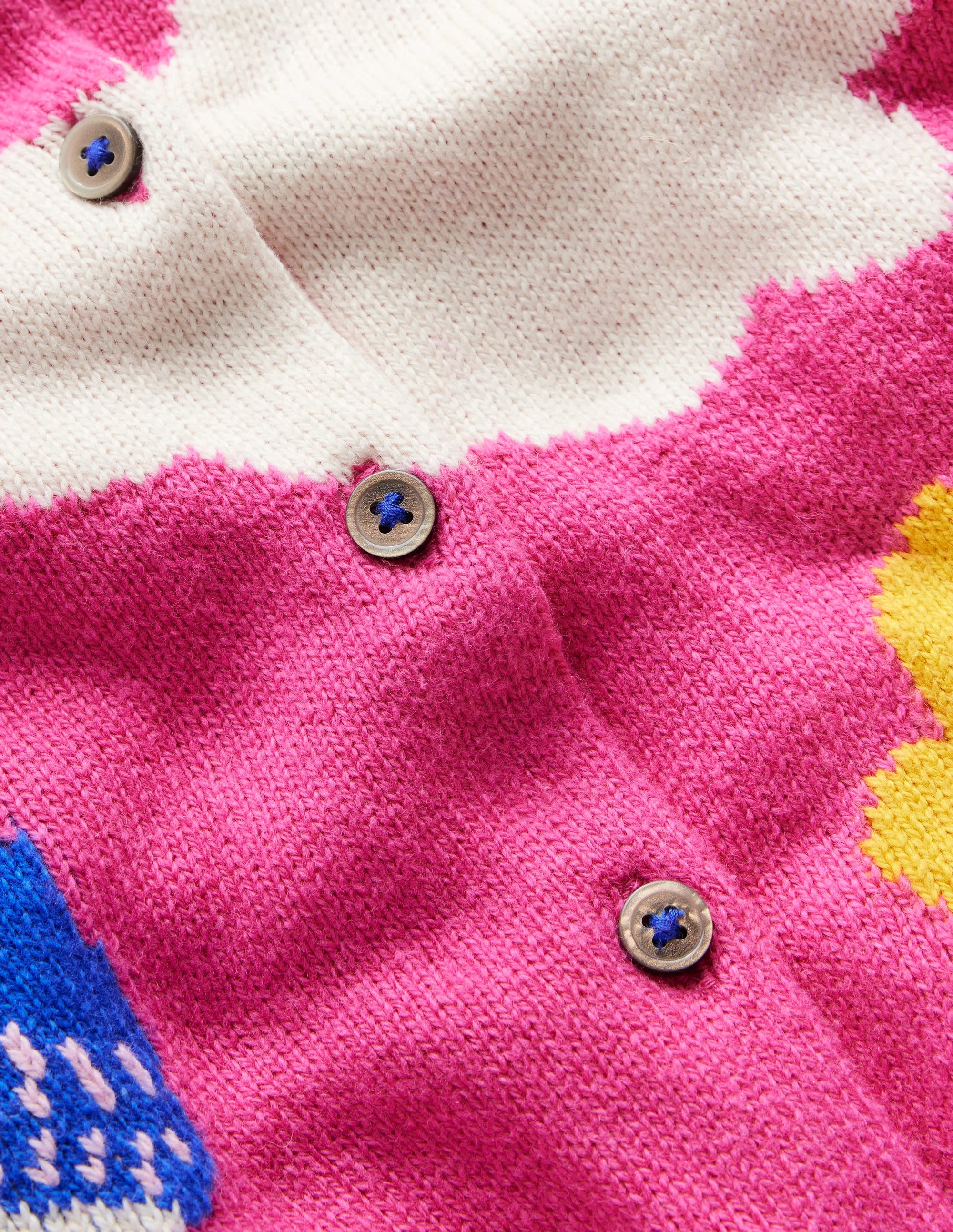 Strickjacke in fröhlichem Design-Rosa - Image 6