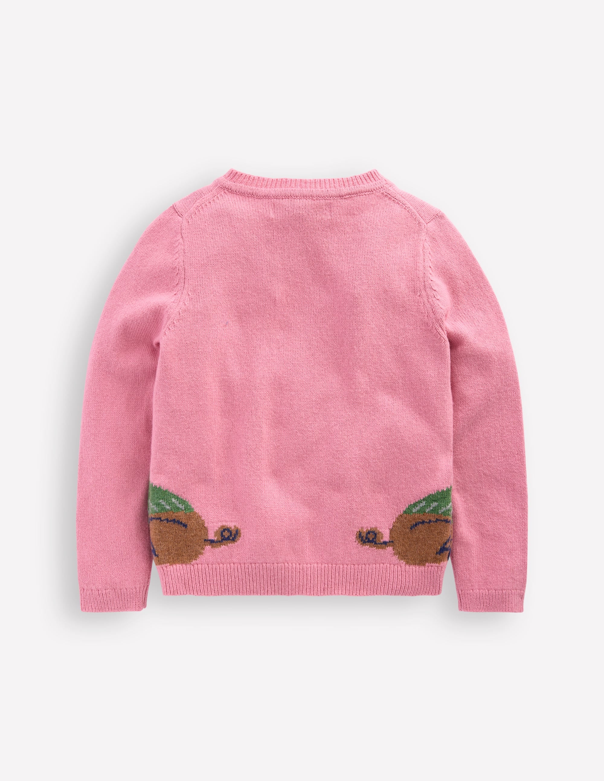 Strickjacke mit lustigem Motiv-Rosa Schleier Französische Bulldoggen - Image 2