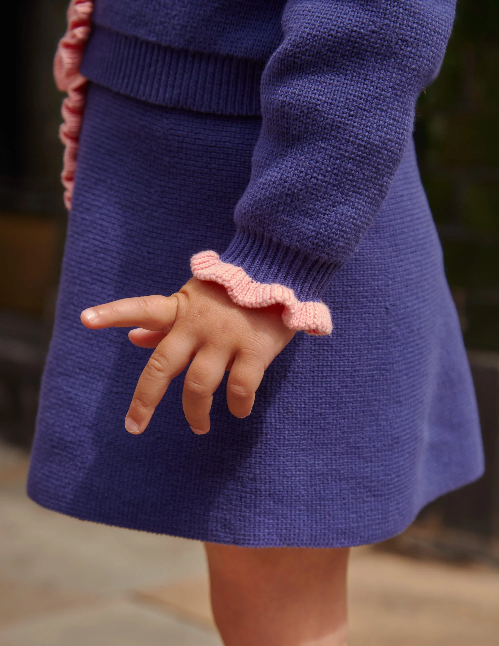 Strickjacke-Schuluniform-Marineblau - Image 5