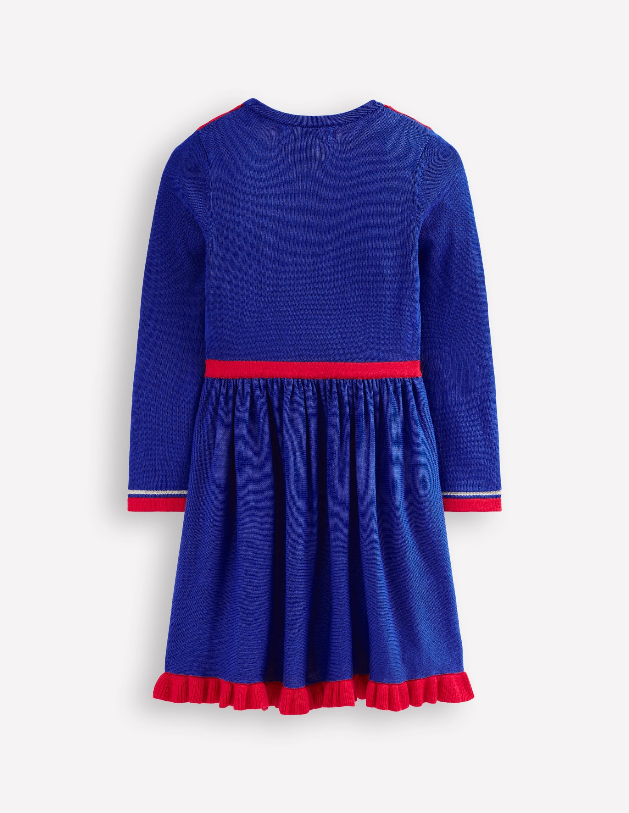 Strickkleid mit Nussknacker-College Marineblau - Image 2