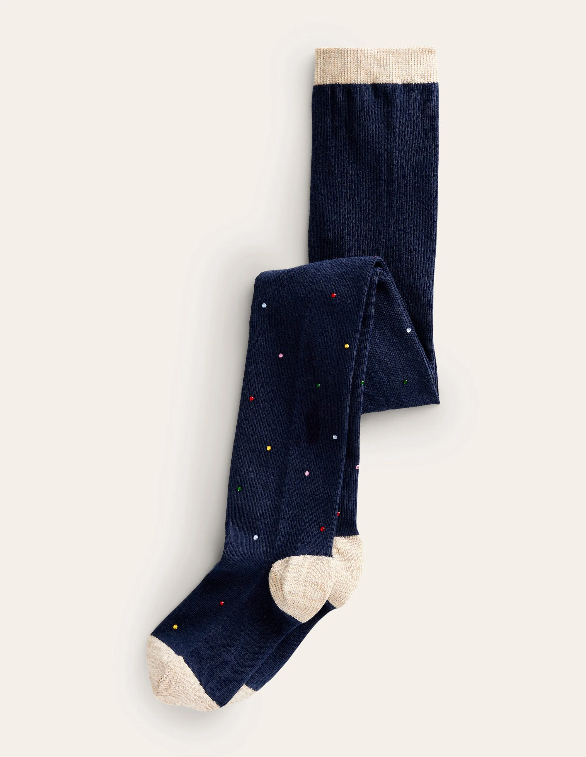 Strumpfhose mit Glitzerdesign-Bunt Glitzerndes Blau