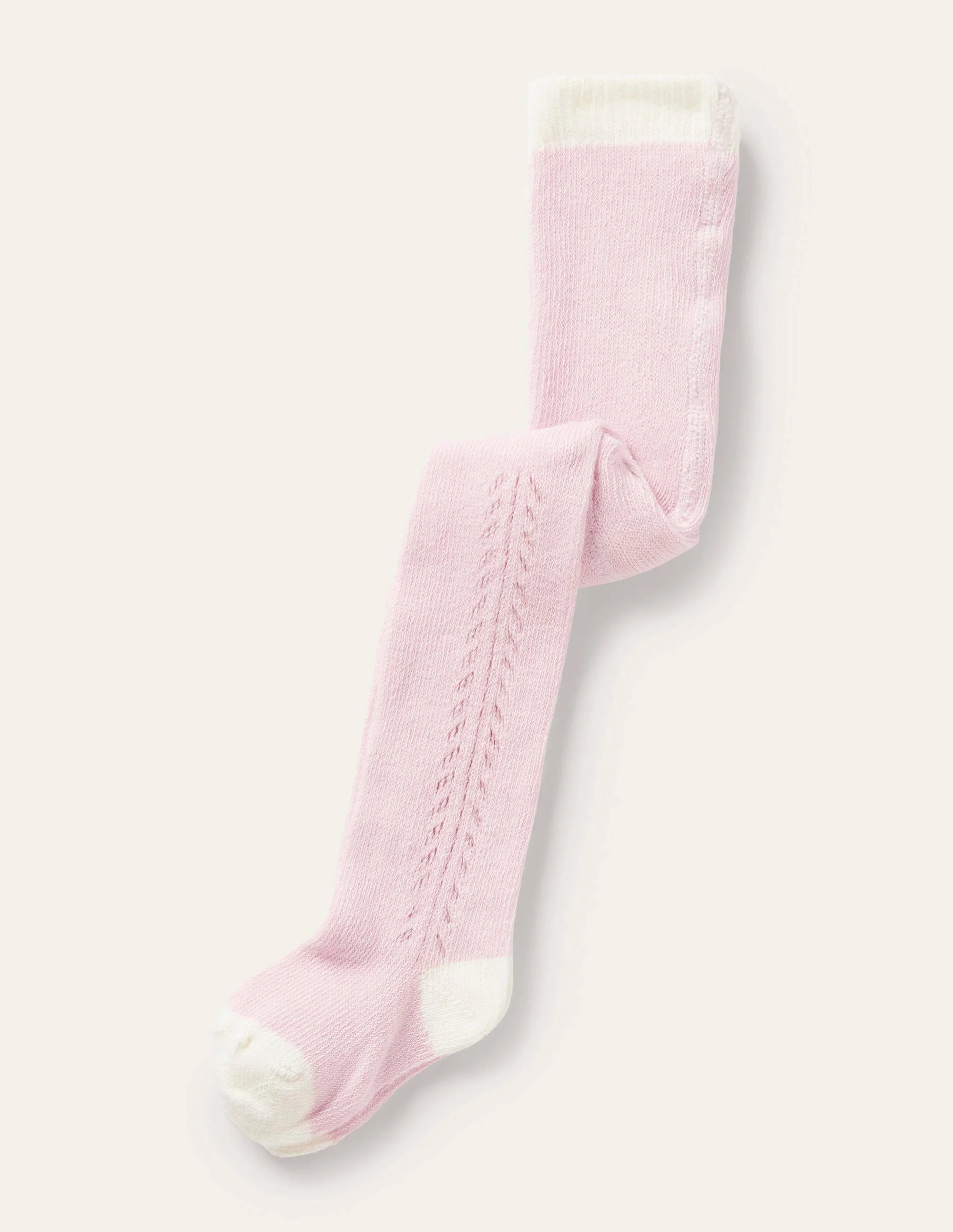 Strumpfhose mit Lochstickerei (Baby)-Provence-Altrosa